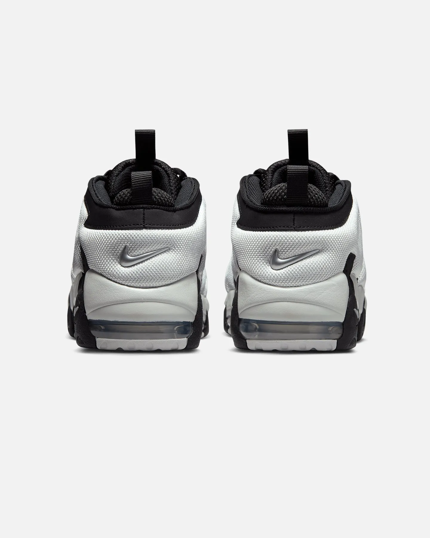 Nike Air More Uptempo Low Black/Photon Dust-Metallic Silver Picnic Easy