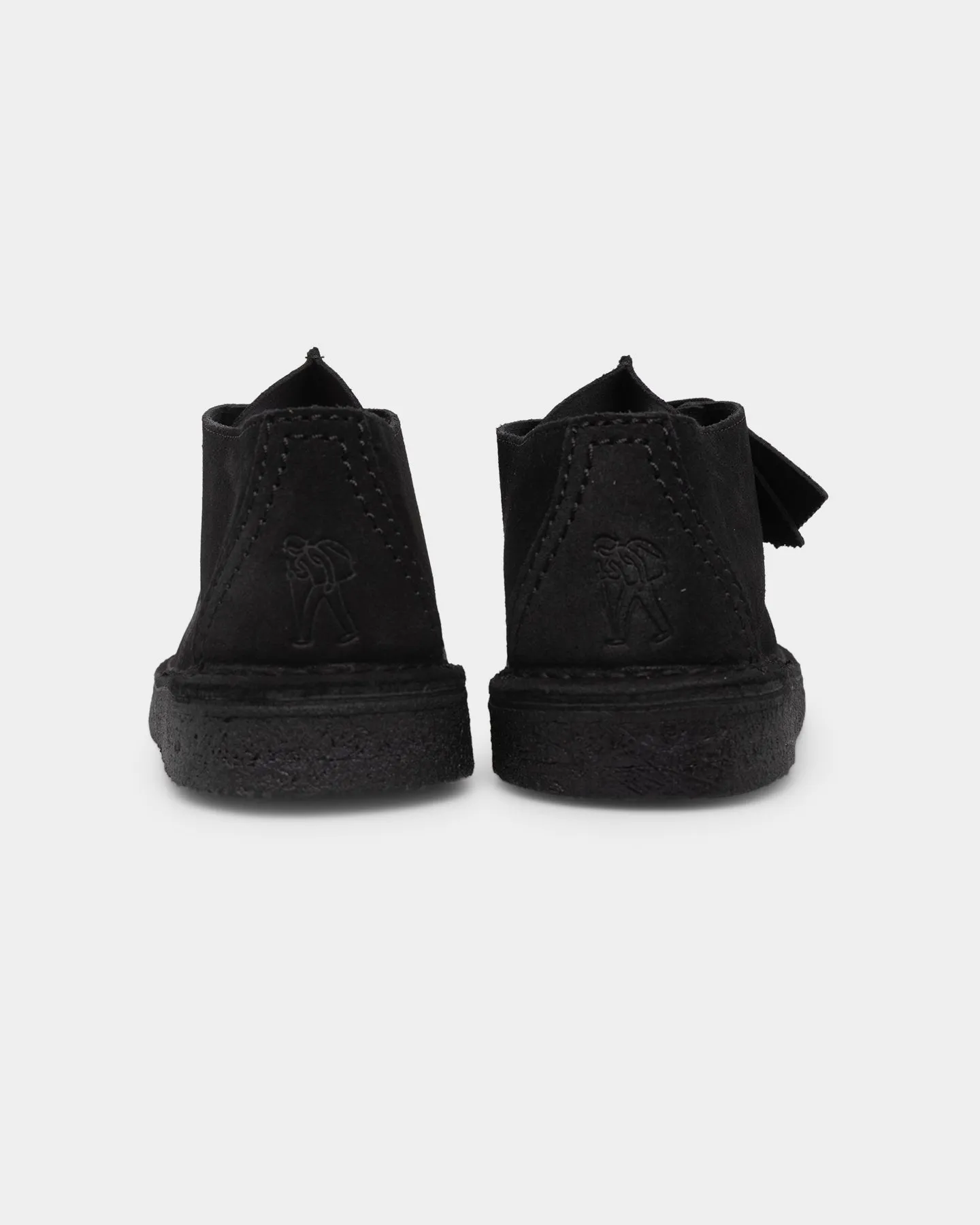 Durable Fabric Travel Light Clarks Originals Desert Trek (M) Black Suede