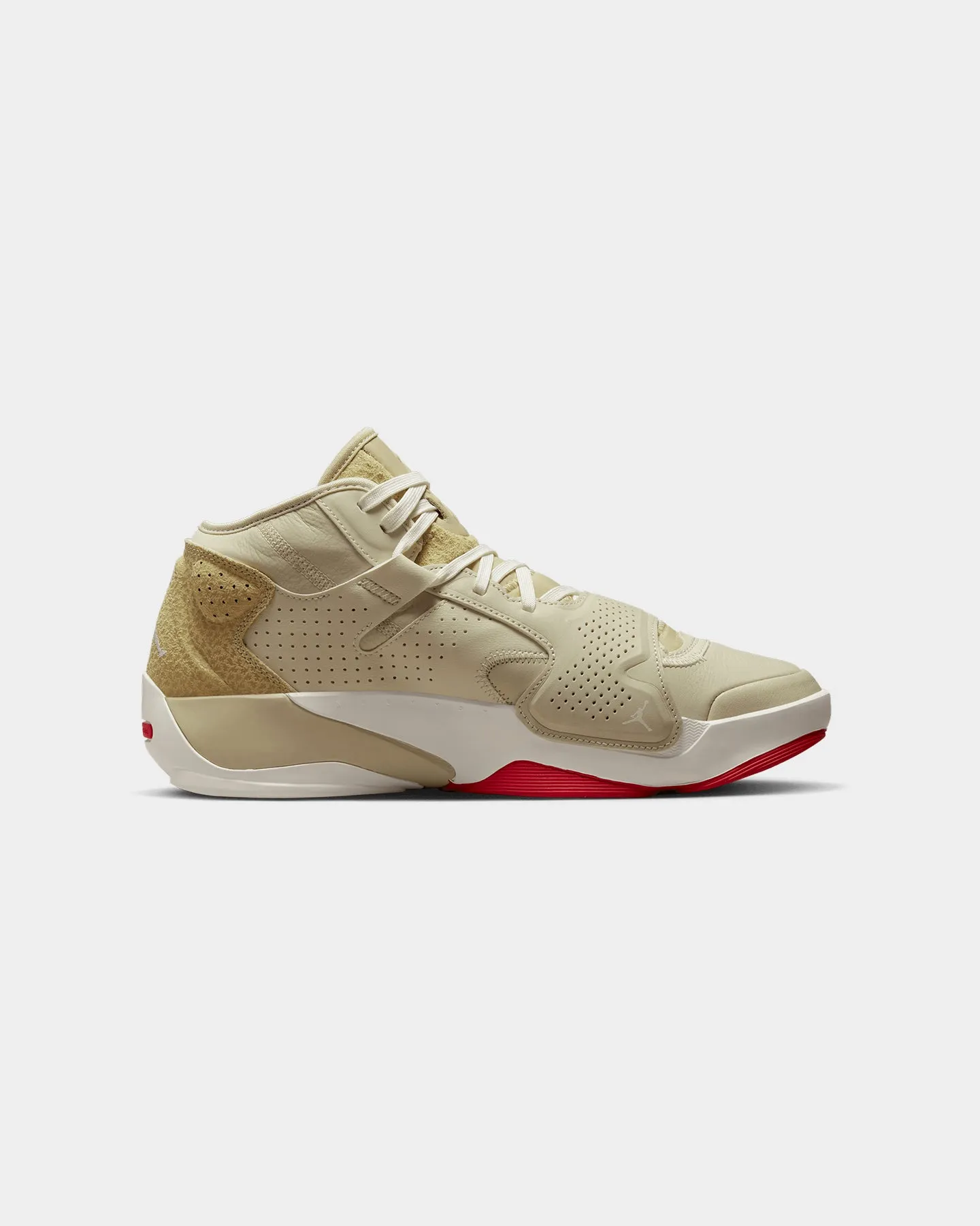 Durable outsole Jordan Zion 2 Fossil/Sail-Team Gold-University Red
