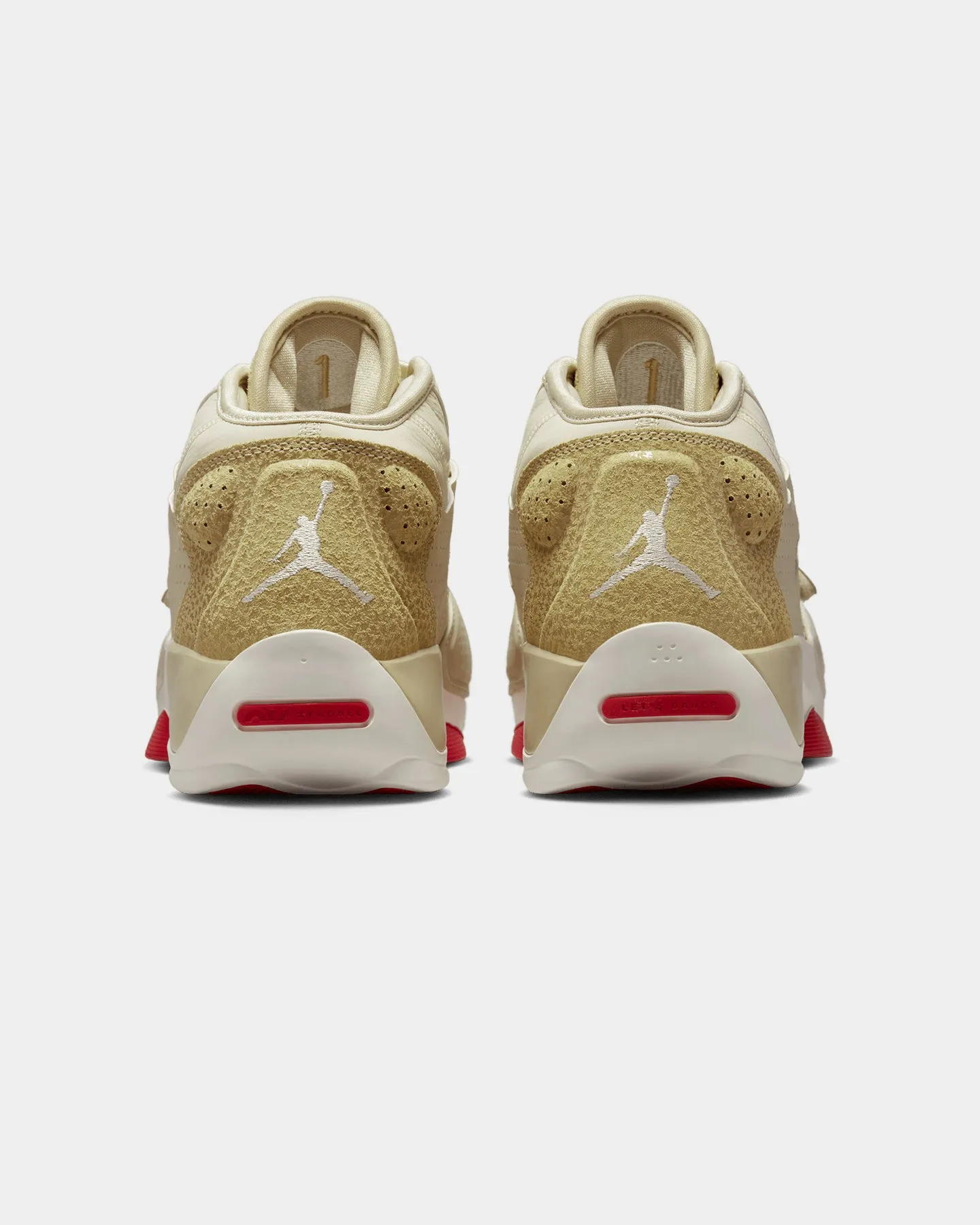 Jordan Zion 2 Fossil/Sail-Team Gold-University Red Feather Light Modern Commuters