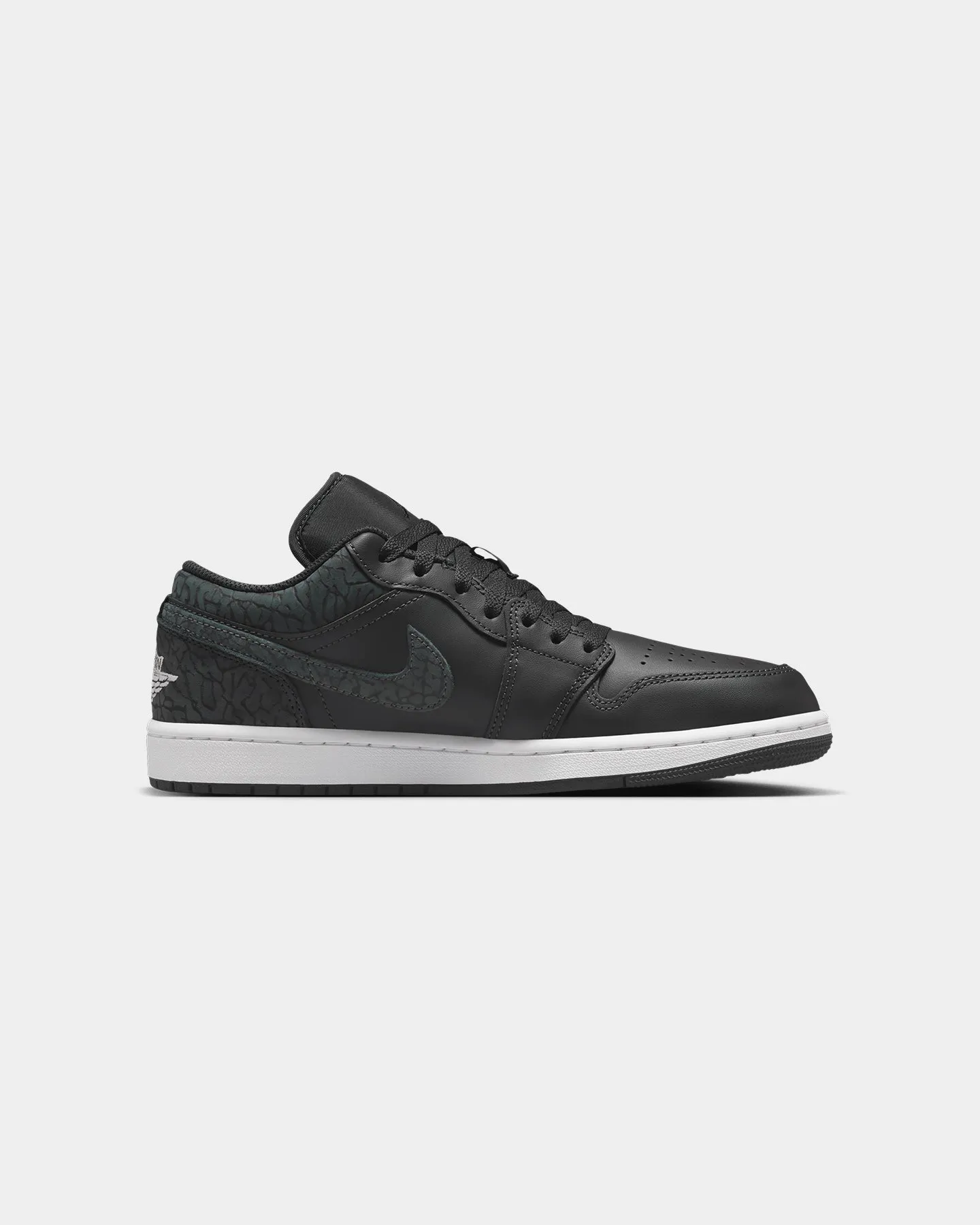 Jordan Air Jordan 1 Low SE "Black Elephant" Off Noir/Black Adjustable Fit Fresh Drop