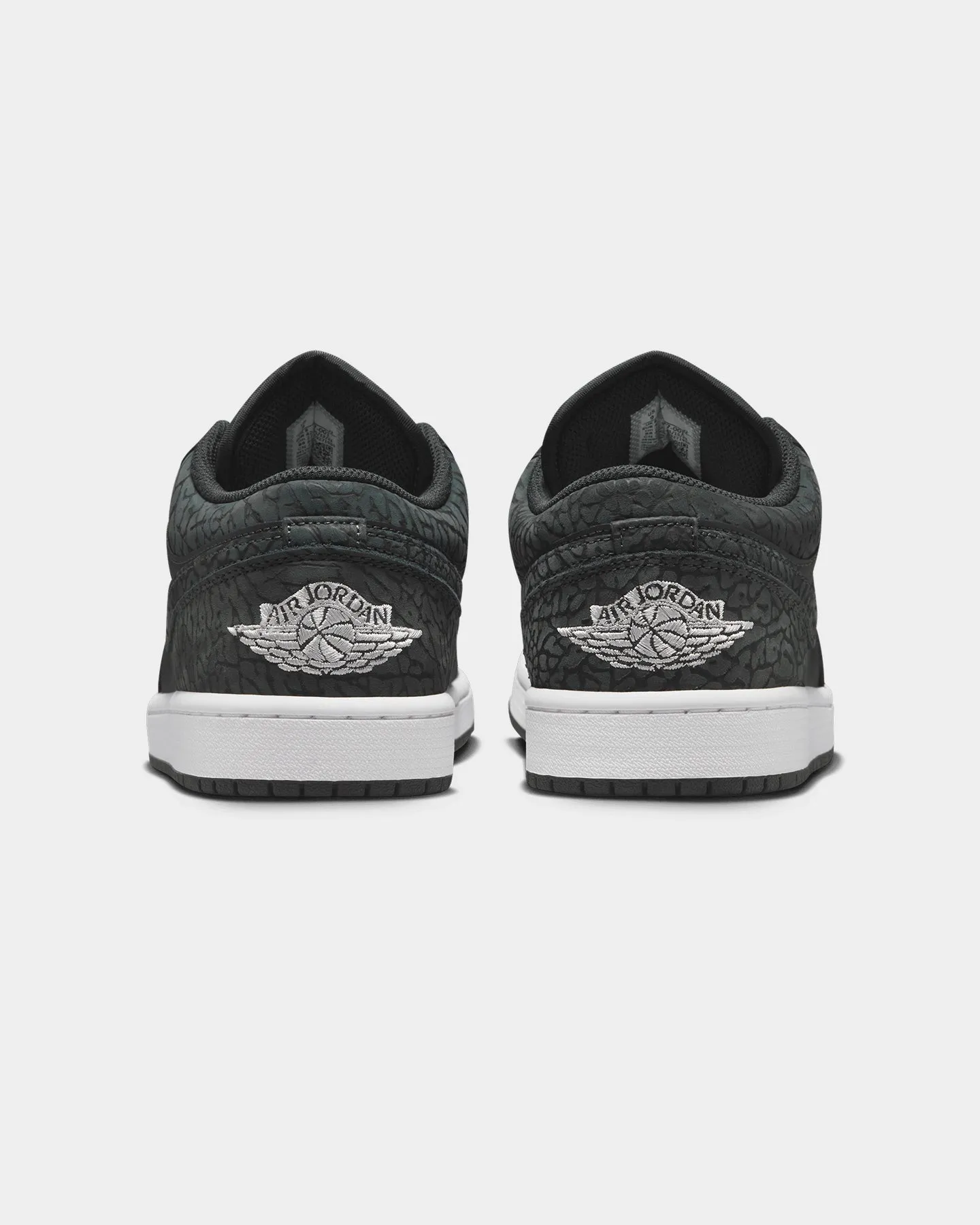 Waterproof Daily Walk Pure Black Jordan Air Jordan 1 Low SE "Black Elephant" Off Noir/Black