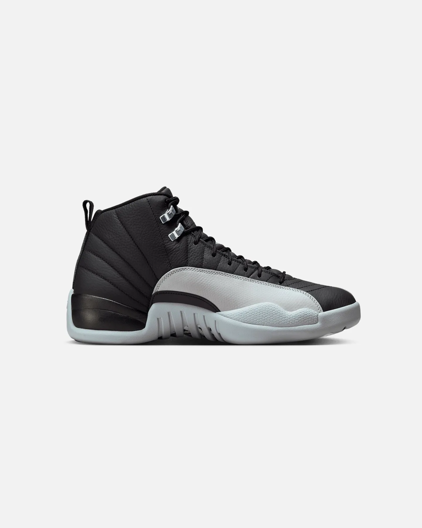 Jordan Air Jordan 12 Retro Black/Wolf Grey Sweat Resistant Standing Workers Durable Build