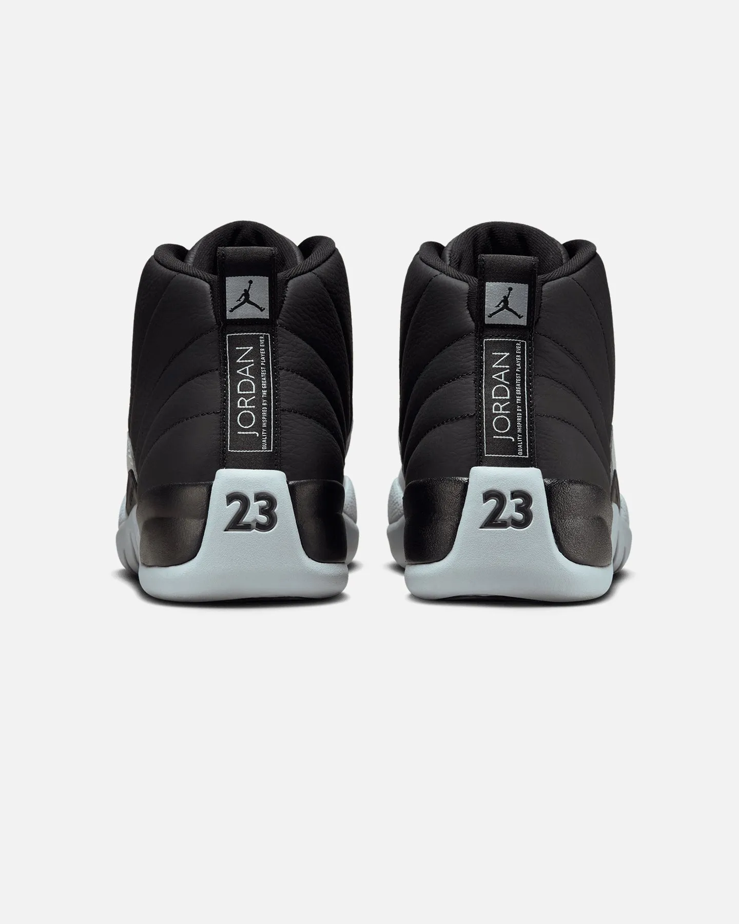 Jordan Air Jordan 12 Retro Black/Wolf Grey Toe box