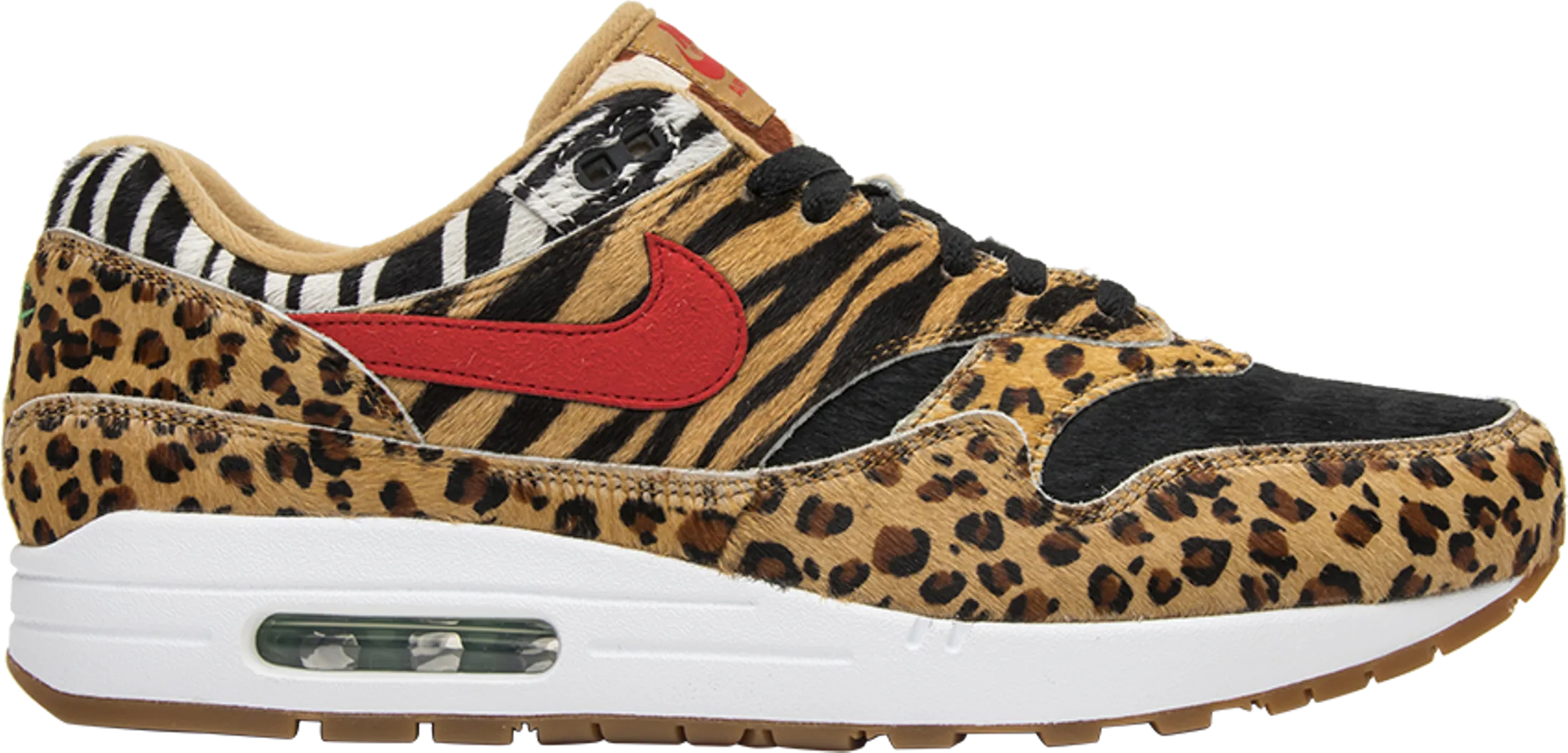 Atmos x Air Max 1 DLX 'Animal Pack' 2018 - AQ0928 700 Flexible Chassis Durable Rubber Compound