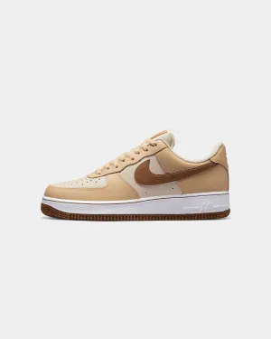 Nike Air Force 1 '07 EMB "Inspected By Swoosh" Pearl White/Ale Soft Cushioning