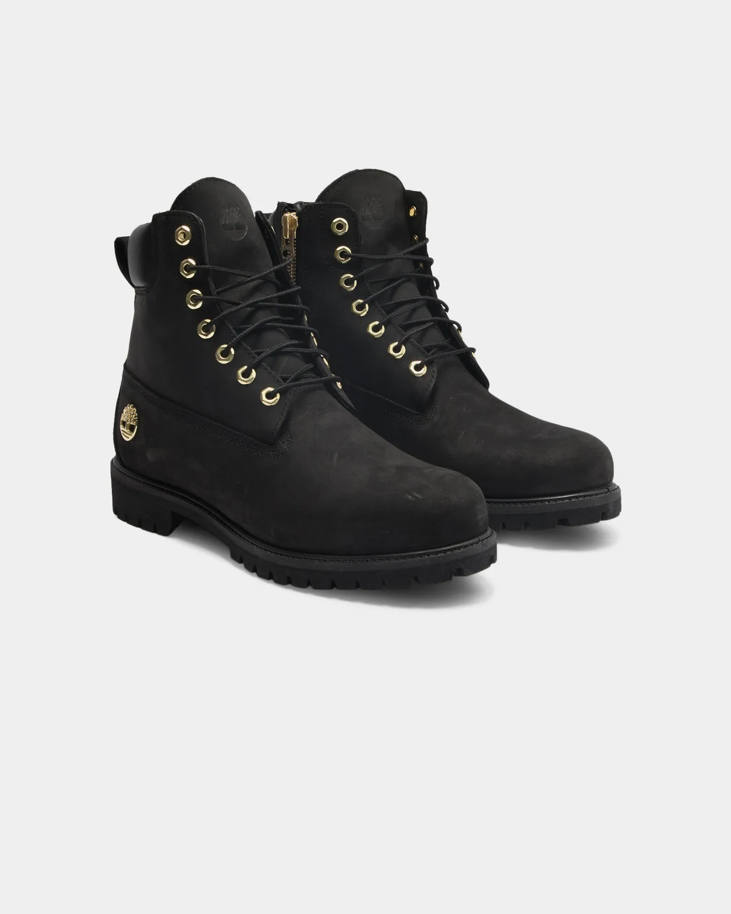 Timberland Men's Culture Kings x Timberland 6inch PRM Boot Black/Gold Wool Warm