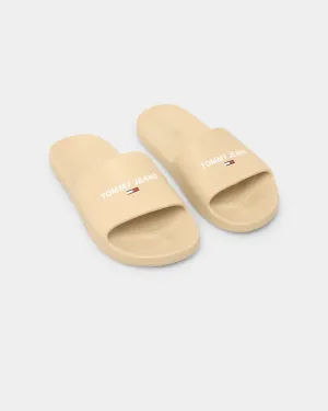 Tommy Jeans Essential Pool Slide Savannah Sand Flexibility