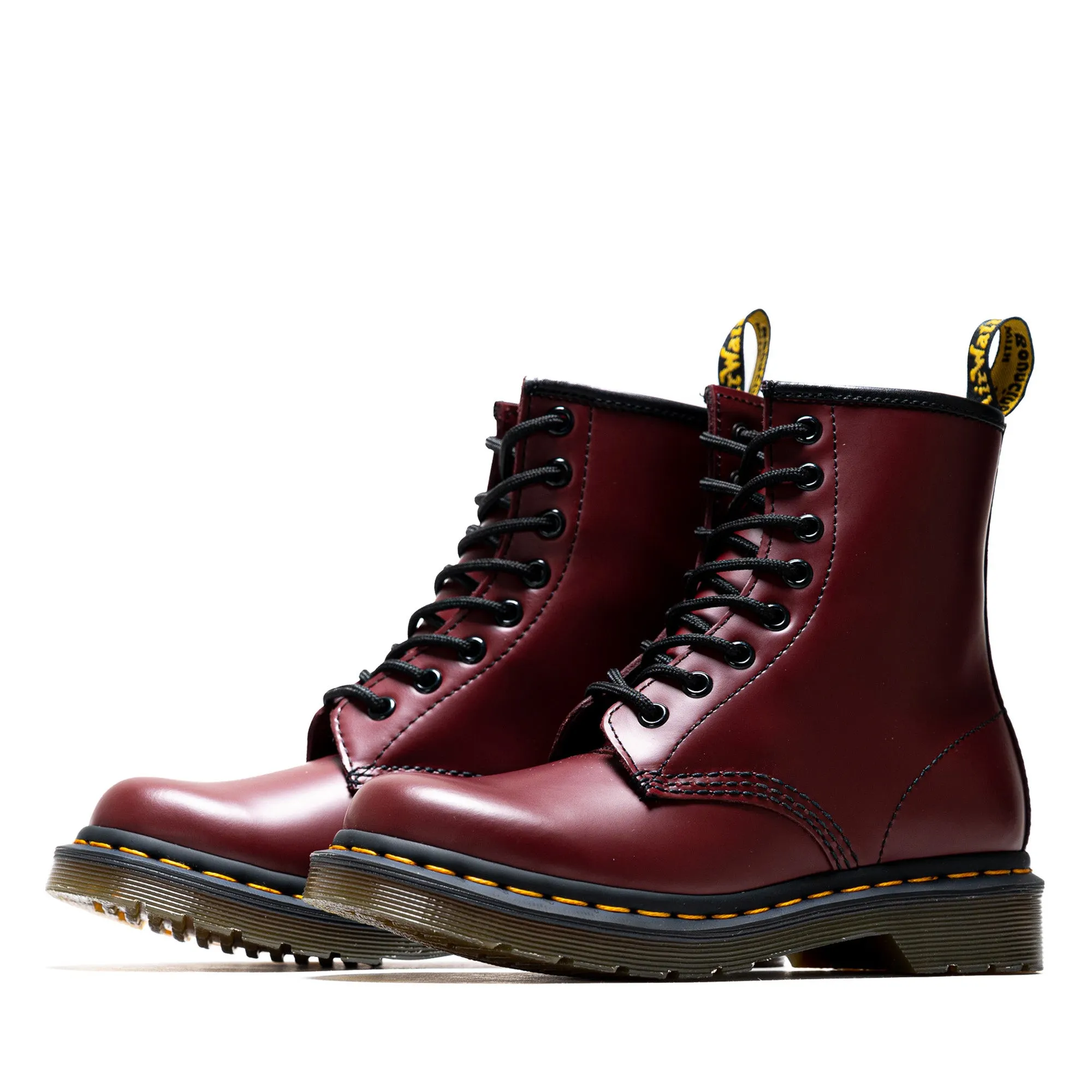 Outdoor Tested Functional Build Women's Dr. Martens 1460 Smooth Leather Boot - Cherry Red