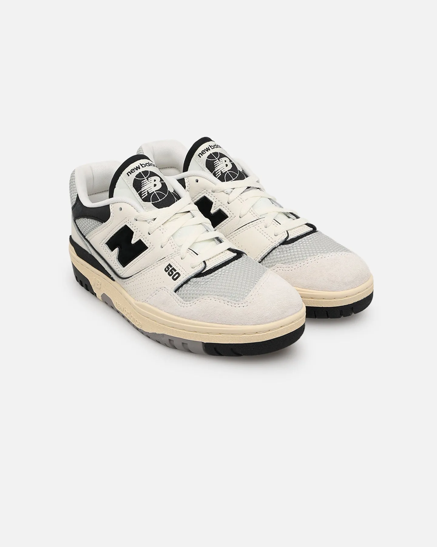 New Balance 550 "Sea Salt" White/Black Fast Run