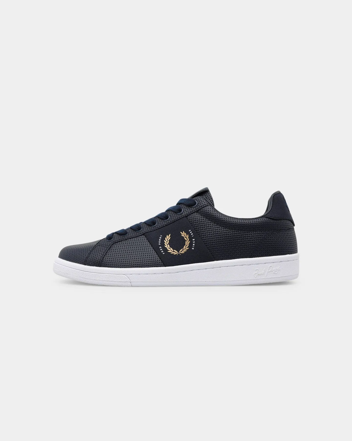 Fred Perry B721 Navy Durable Construction Injury Safe