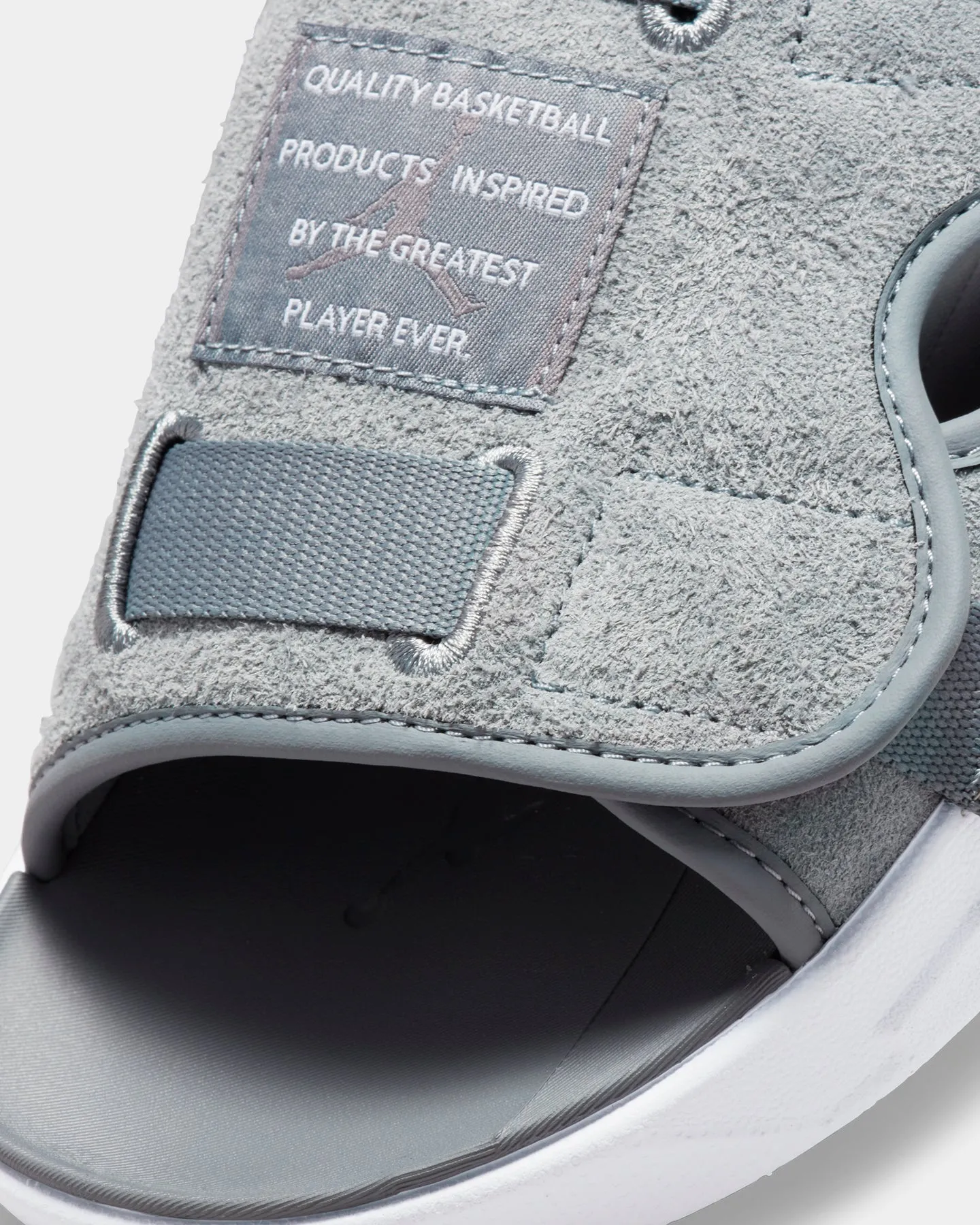 Flexibility Jordan LS Slides 'Winter Grey' Cool Grey/White