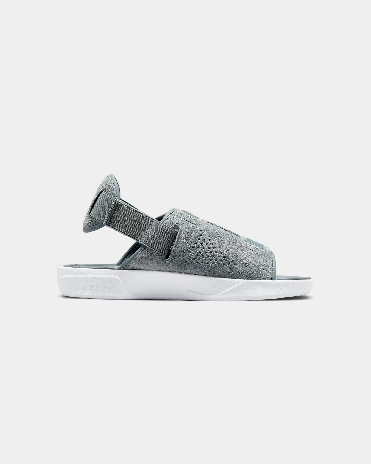 Jordan LS Slides 'Winter Grey' Cool Grey/White Work Life