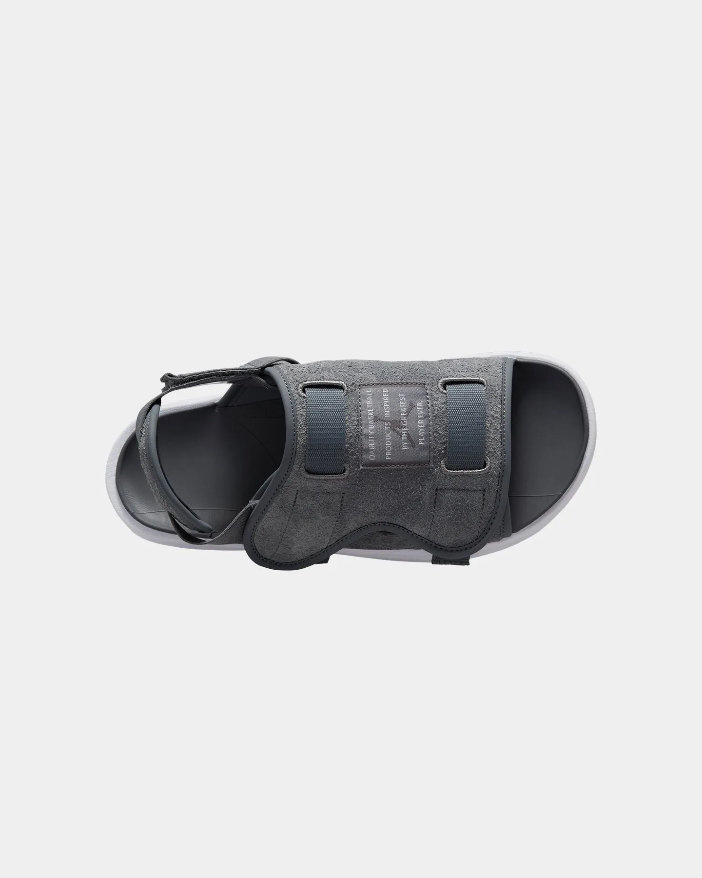 Jordan LS Slides 'Winter Grey' Cool Grey/White Yoga Base