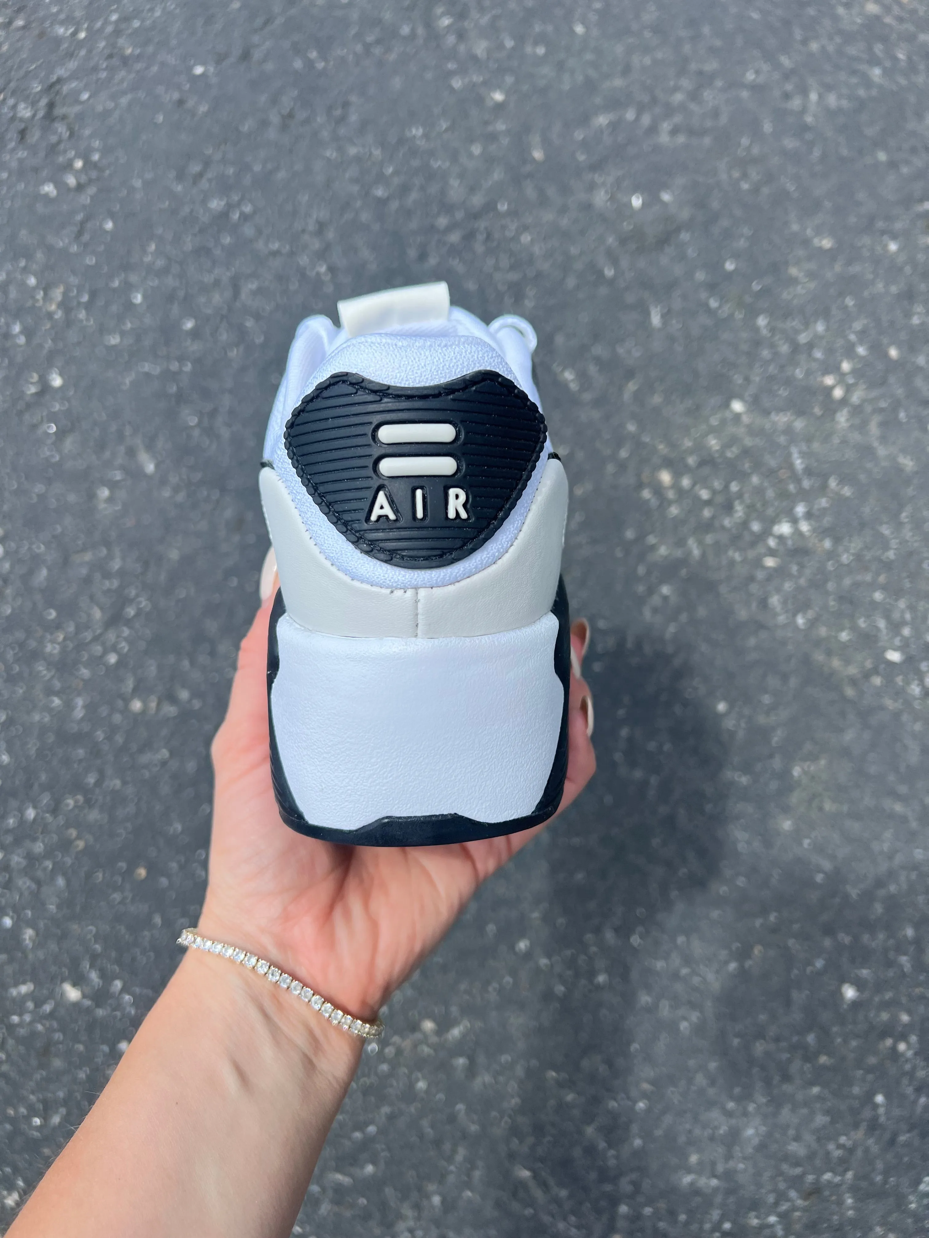 Metallic Swarovski Womens Nike Air Max 90 LV8 Daily Match