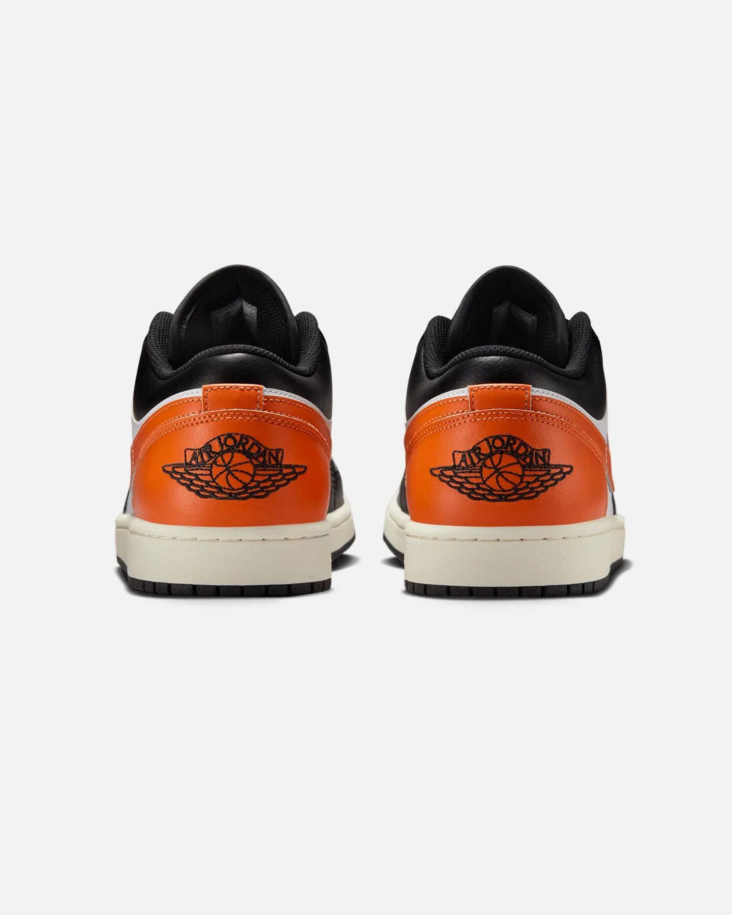 Jordan Air Jordan 1 Low "Shattered Backboard" Black/Starfish-White/Sail All Gender Hyperlock Technology