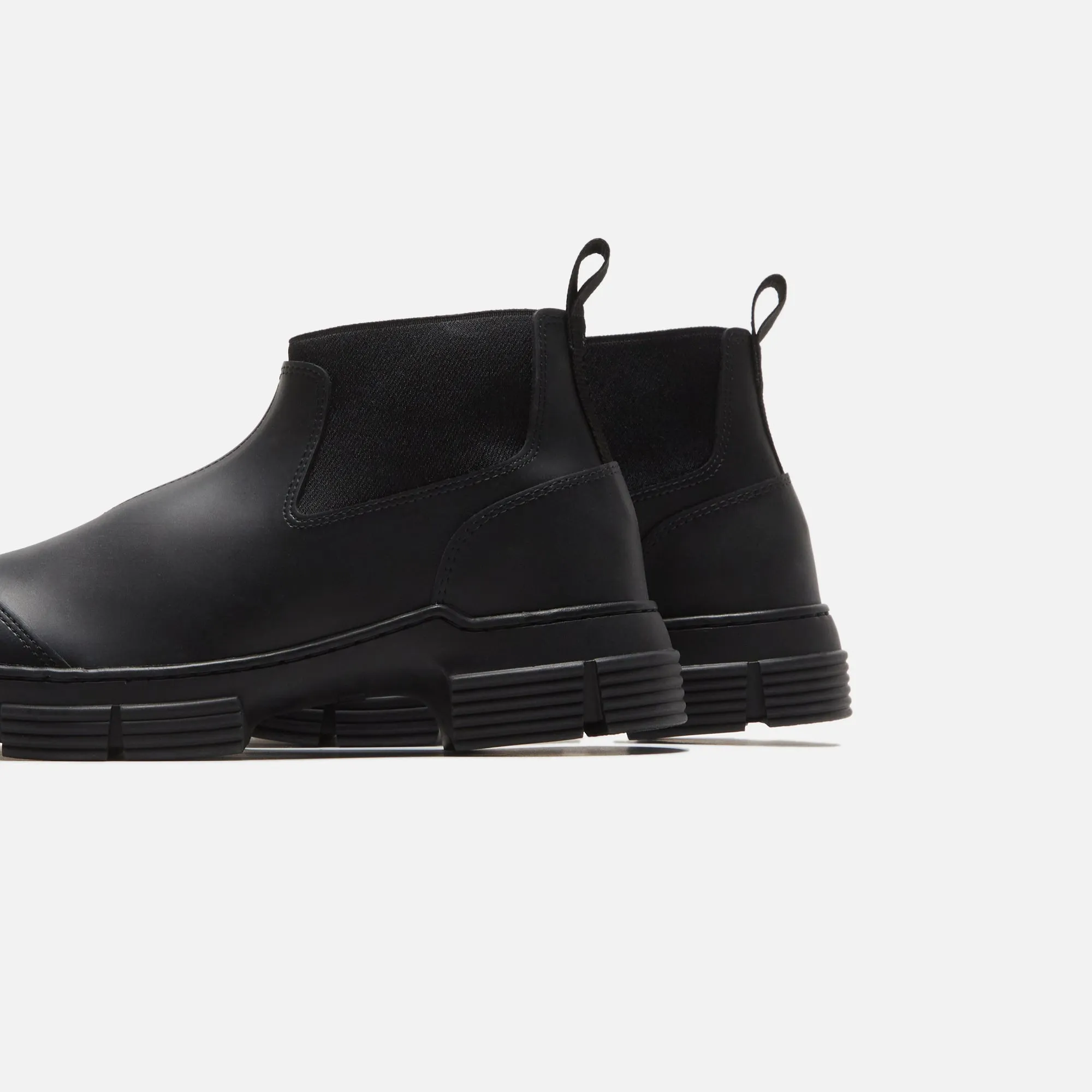 Off Duty Ganni Recycled Rubber Crop City Boot - Black