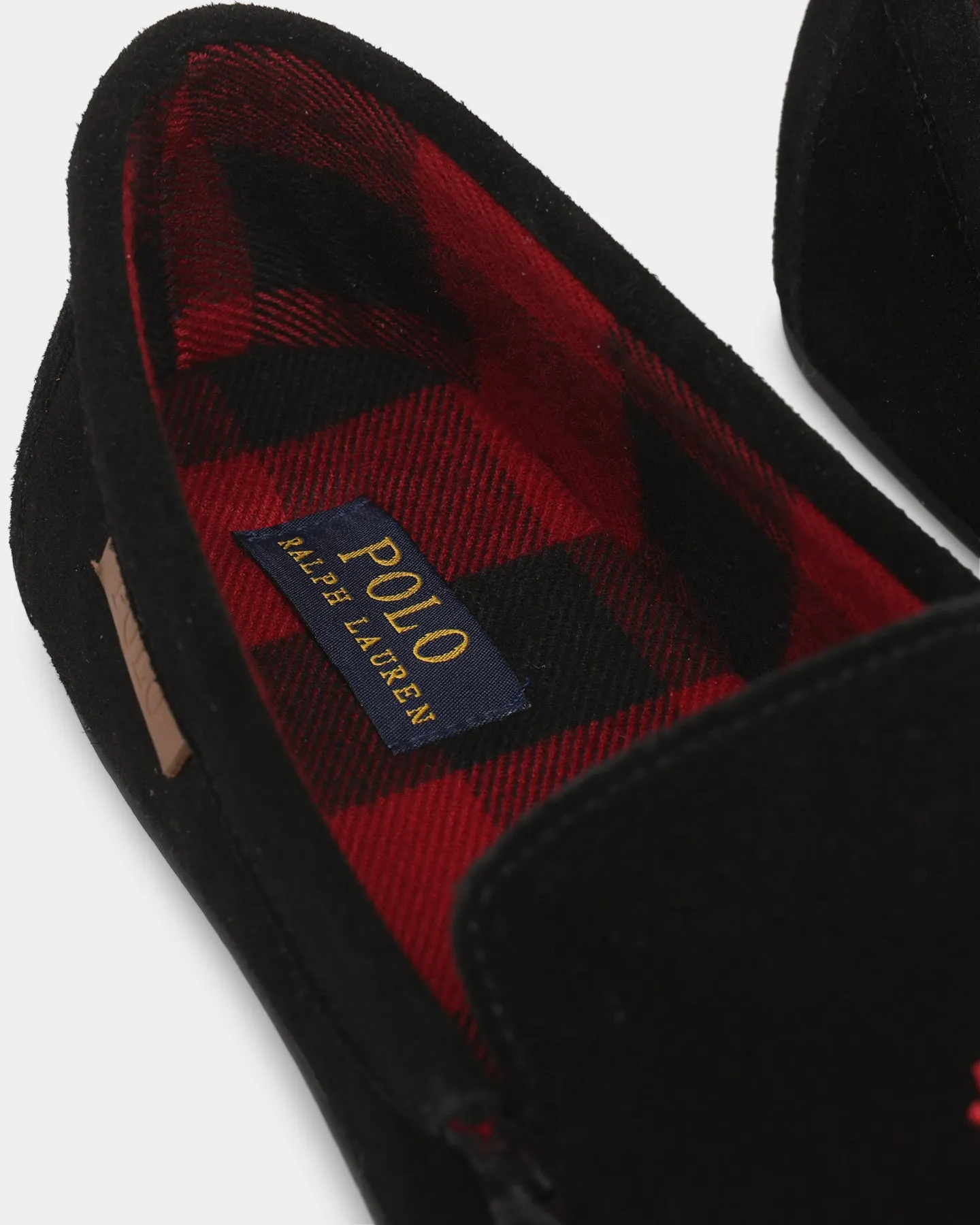 Polo Ralph Lauren Collins Slipper Black Durable Build