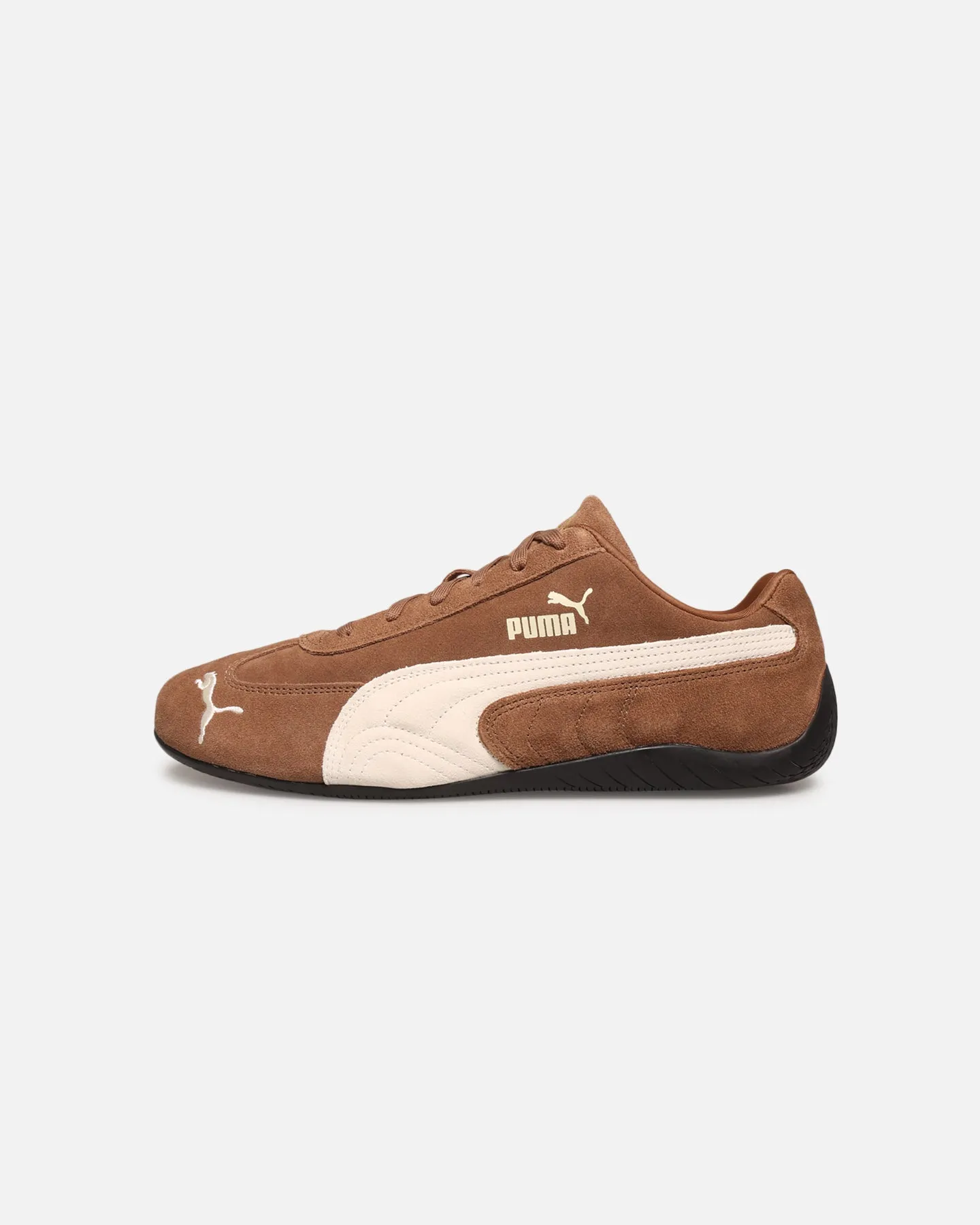 Perforated Tongue Design Clean Detail Puma Speedcat OG Coffee