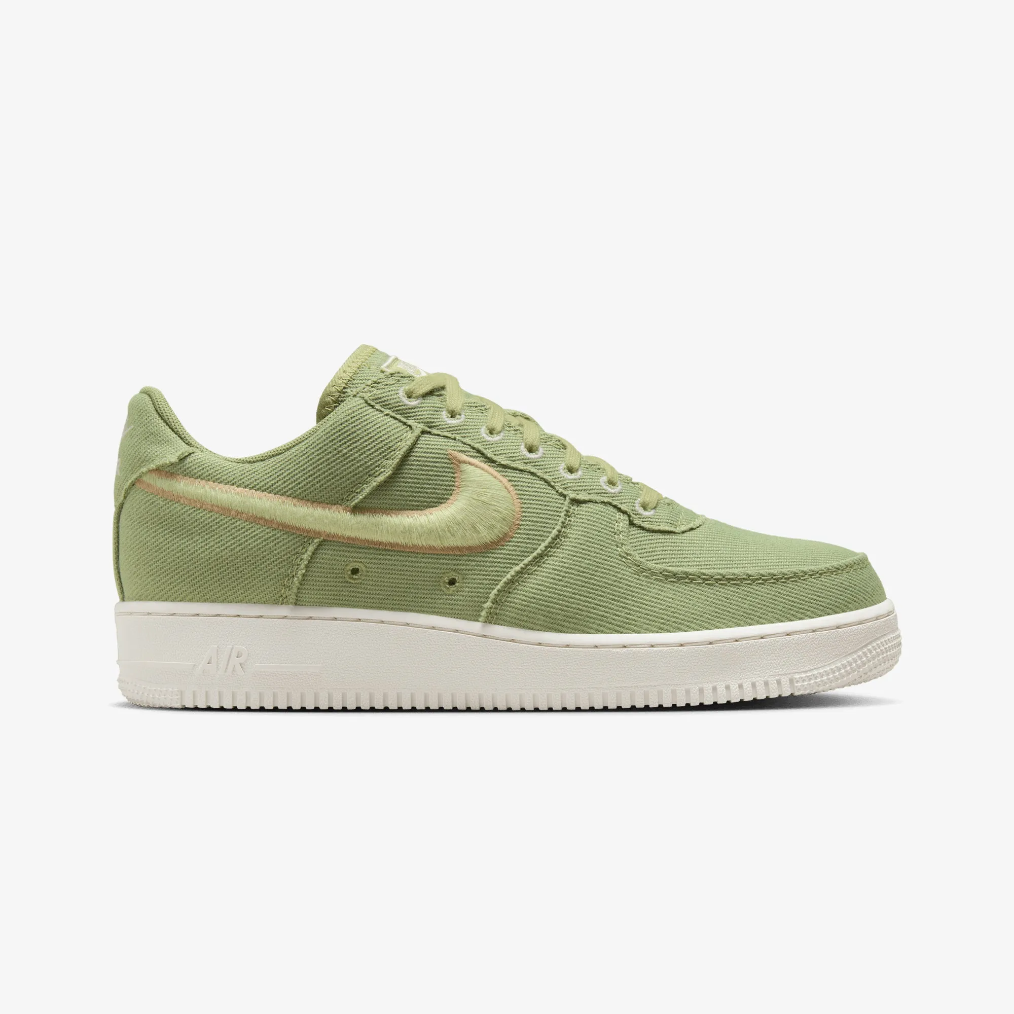 NIKE | AIR FORCE 1 LOW CANVAS { DUSTY OLIVE/OLIVE AURA-HEMP-PHANTOM Easy Comfort Minimal Design