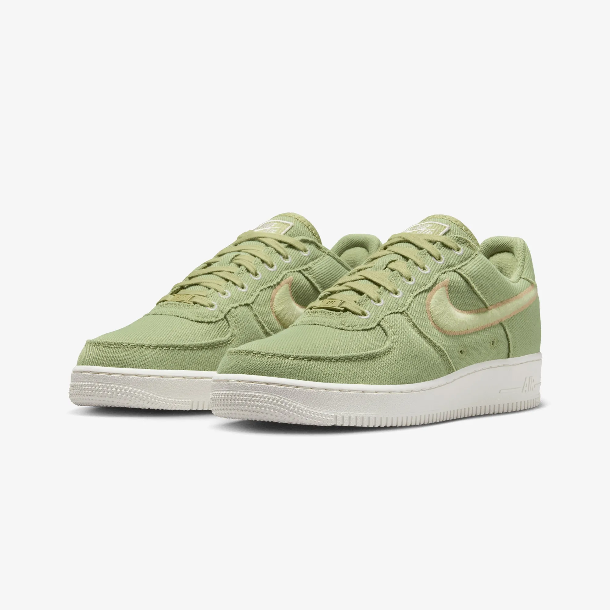 Foam Flex NIKE | AIR FORCE 1 LOW CANVAS { DUSTY OLIVE/OLIVE AURA-HEMP-PHANTOM