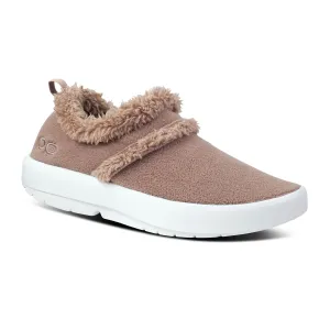 velcro OOCOOZIE LOW SHOE - CHOCOLATE