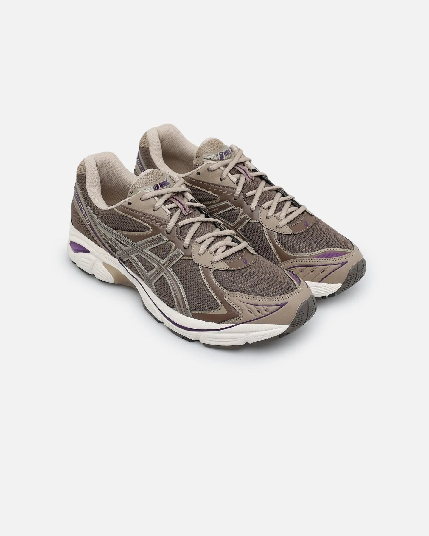 Asics GT-2160 Dark Taupe/Taupe Grey Flexible Fit Durable Fabric