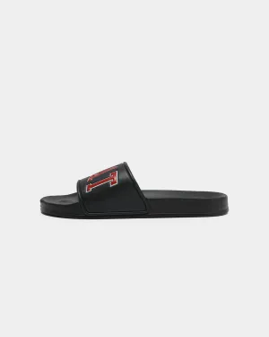 Soft Neutral Flexible Fit City Adventure Goat Crew Arch Logo Slide Black/Red