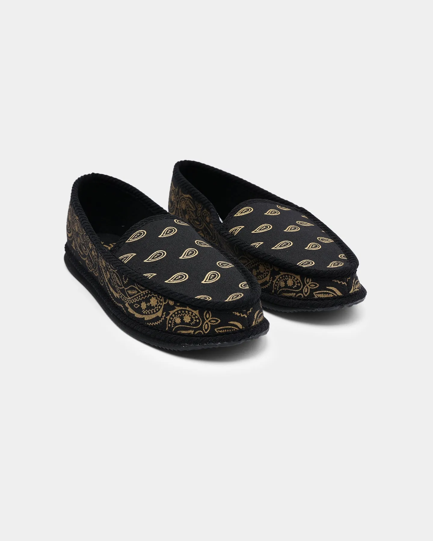 Dream Path Goat Crew Bandana Slipper Black/Gold