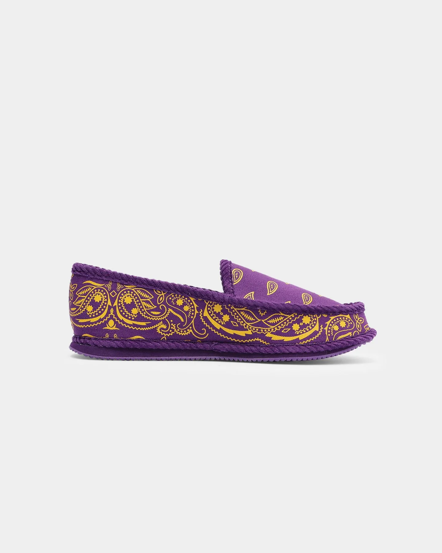 Goat Crew Bandana Slipper Purple/Yellow Comfort Slope