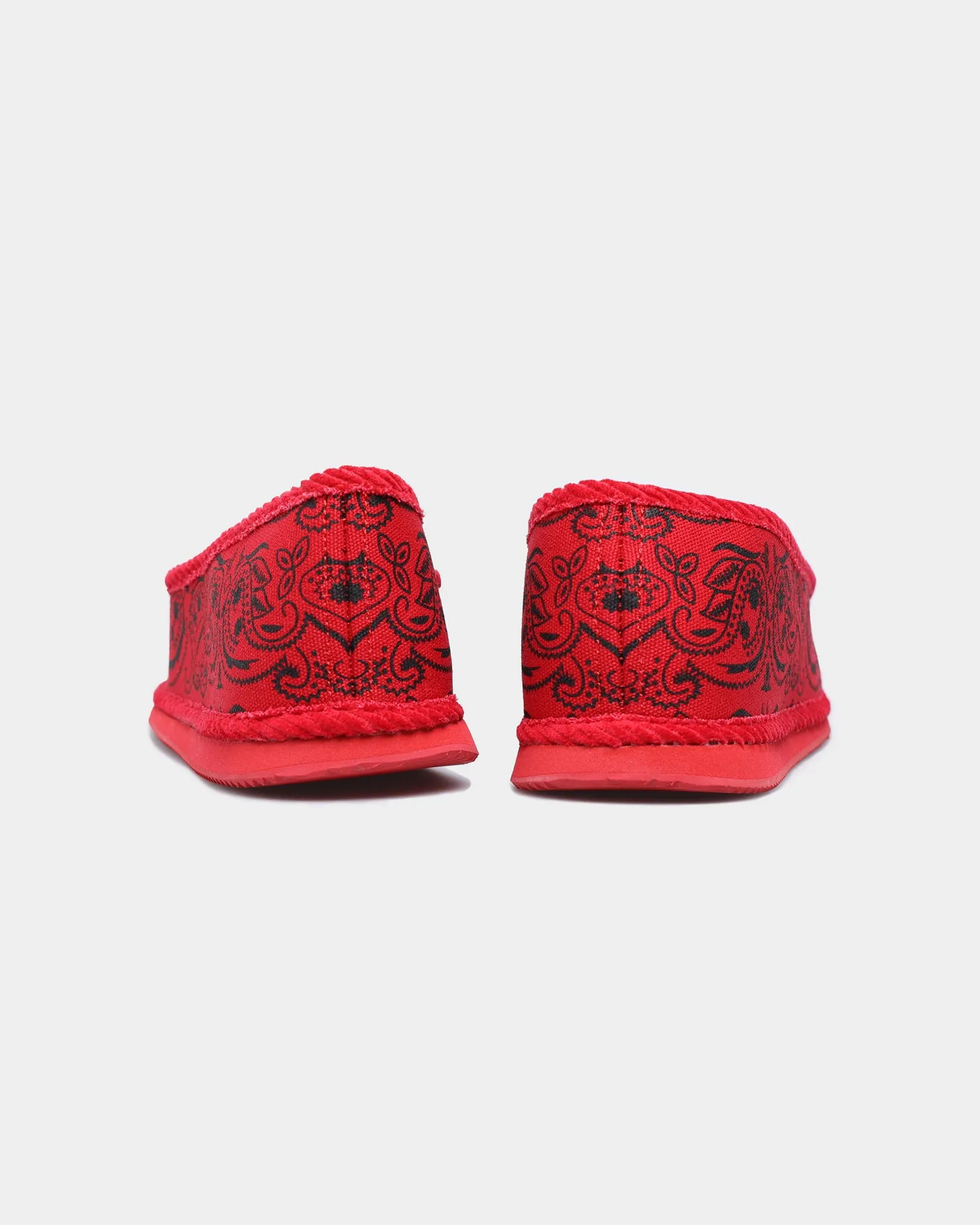 Padded Zen Step Goat Crew Bandana Slipper Red/Black