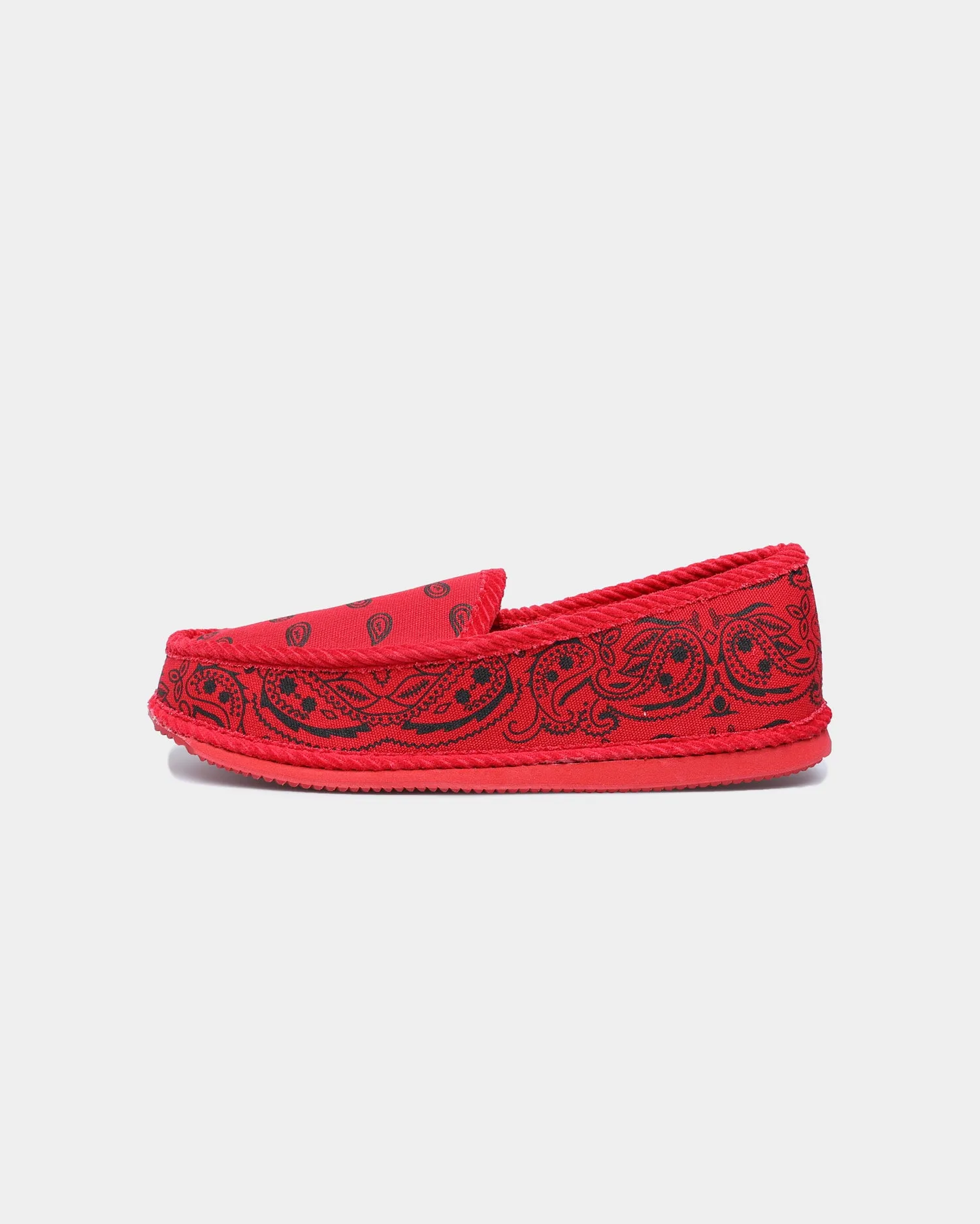 Slim Form Goat Crew Bandana Slipper Red/Black