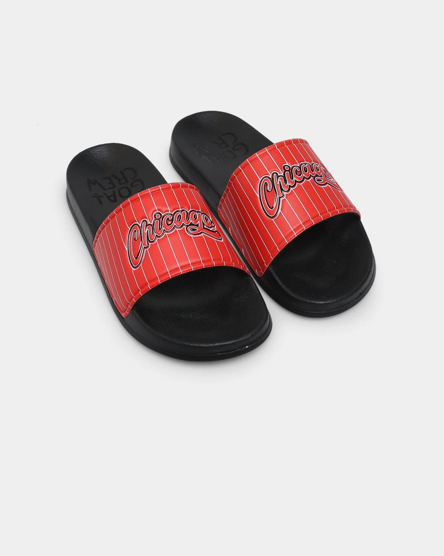 Goat Crew Chicago Slides Red/Black Love Path