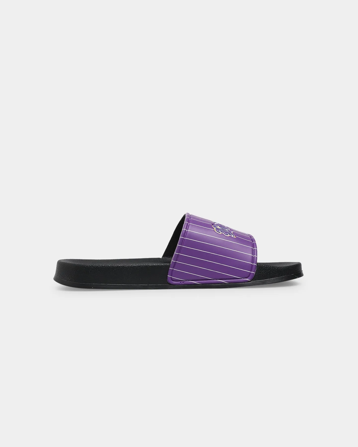 Goat Crew Los Angeles Slides Purple/Yellow Sand Move Campus Cool