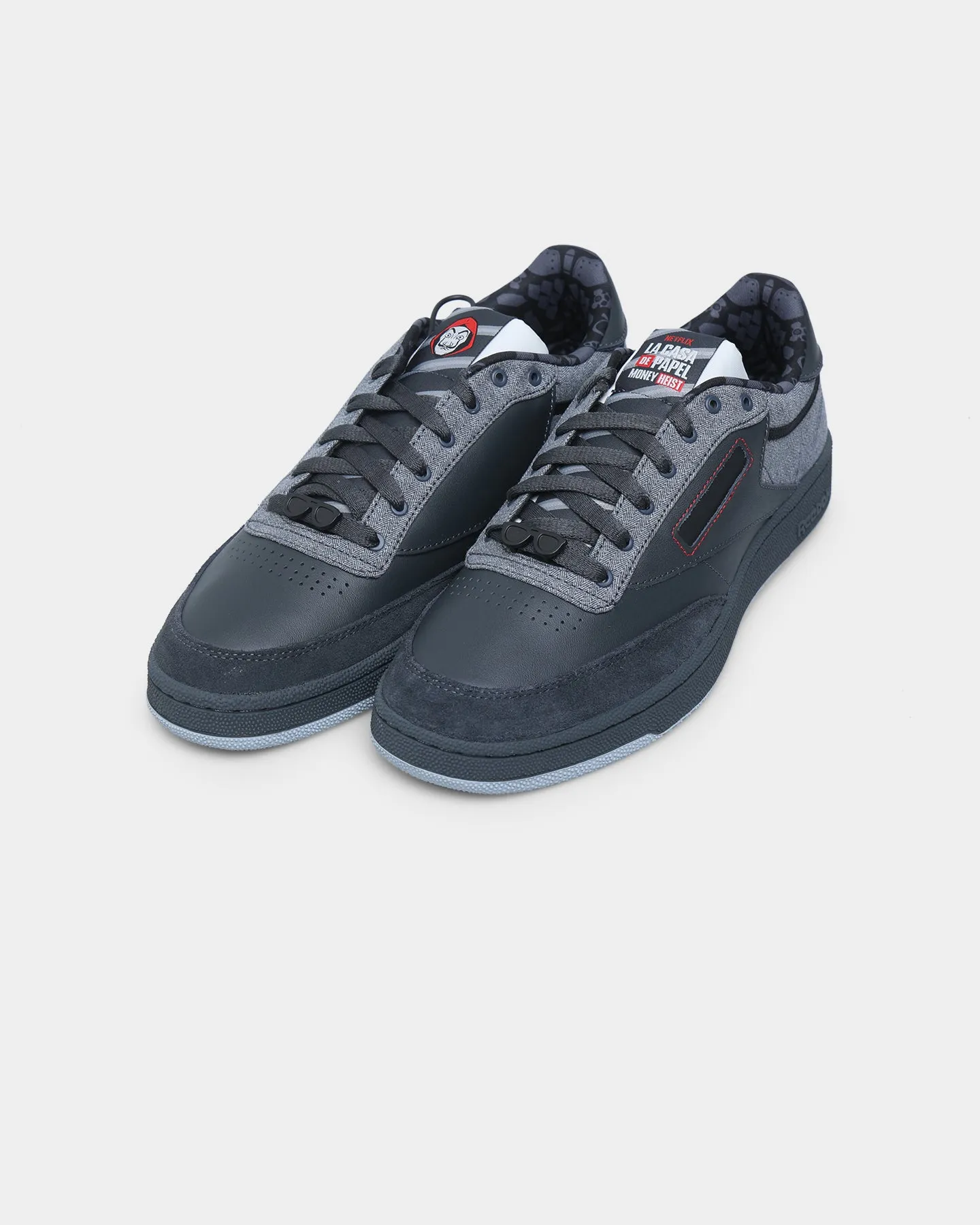 Reebok Club C Gravel/Nocturnal Grey Quick Drying Casual Wear Free Pace