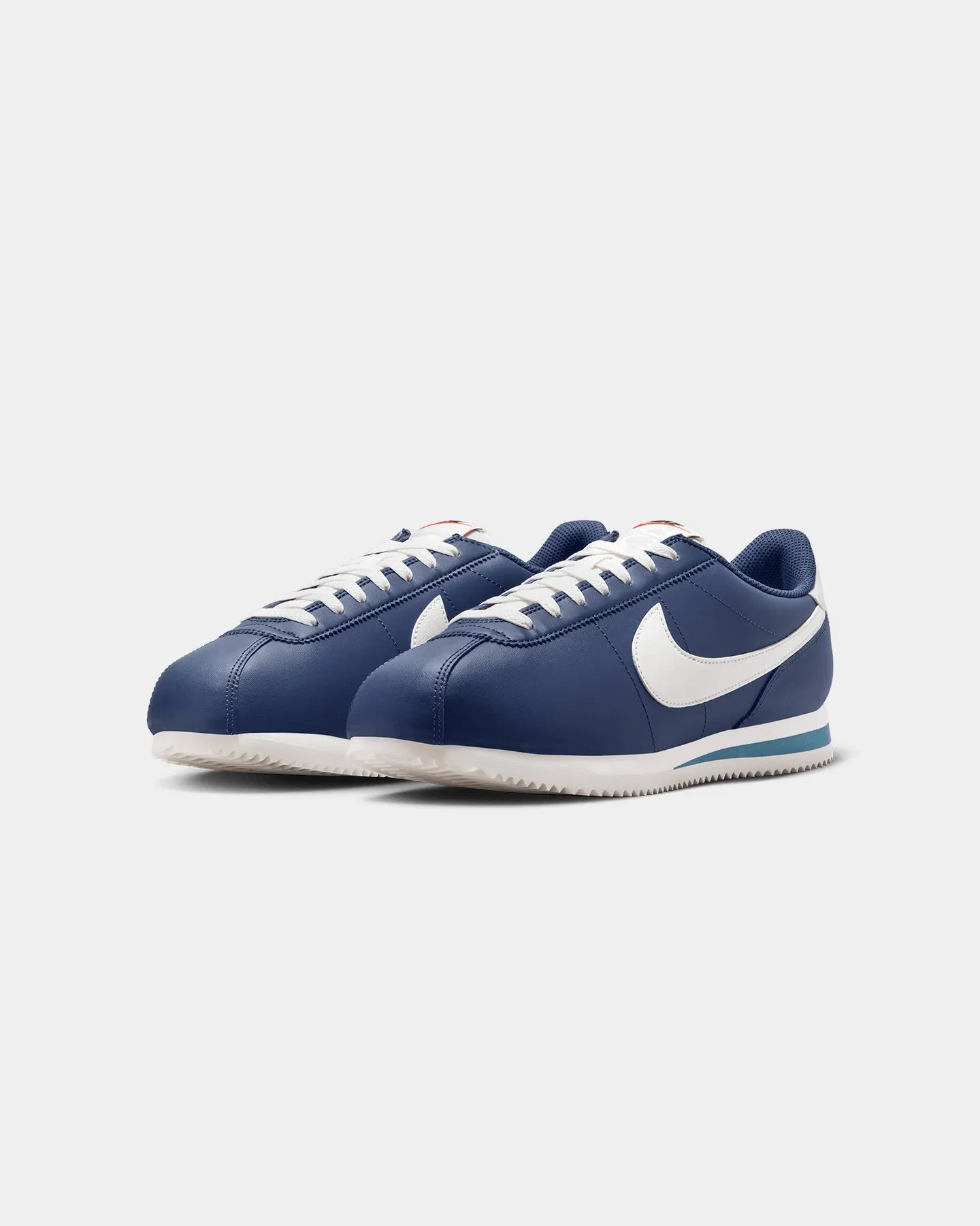 Wide Base Comfortable Wear Nike Cortez Midnight Navy/White