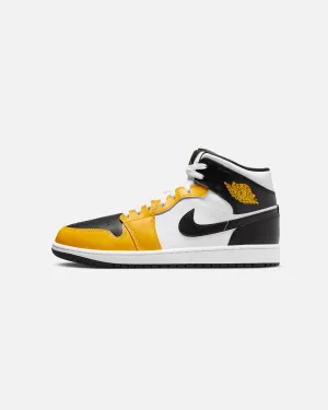 Jordan Air Jordan 1 Mid Yellow Ochre Seamless Fit Gym Workout Sweat Resistant Frequent Travelers