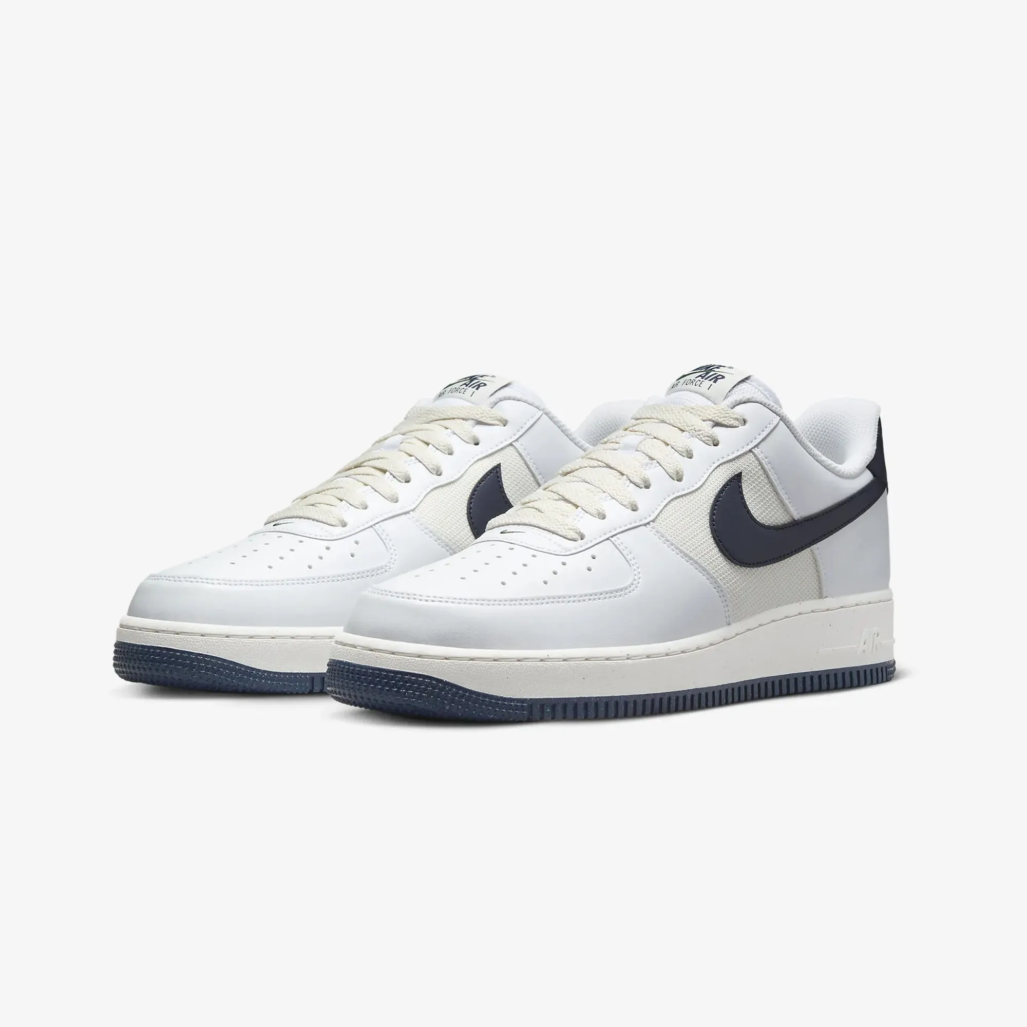 Nike | AIR FORCE 1 '07 { WHITE/OBSIDIAN-FIR-PHANTOM Clean Shape