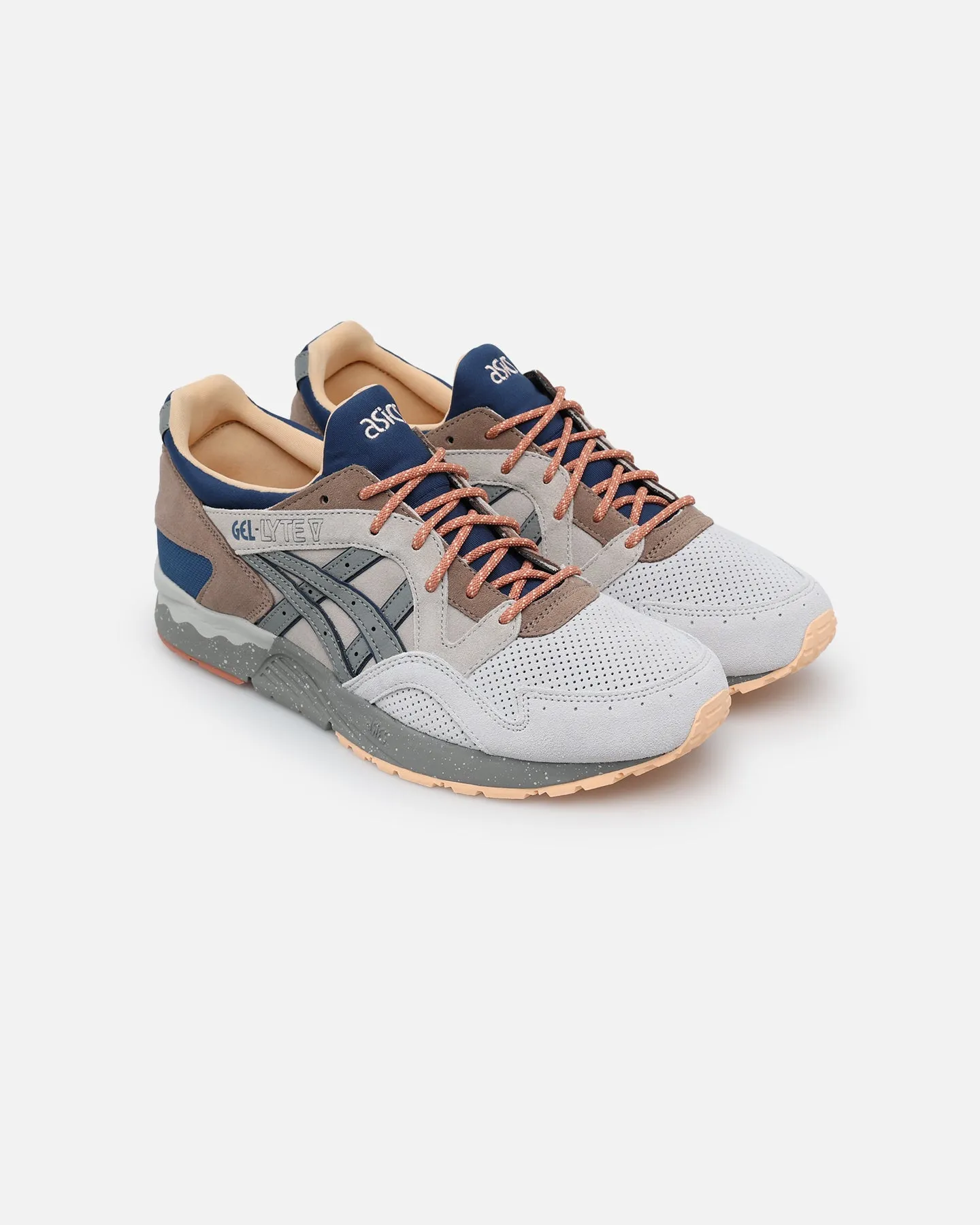 Asics Gel-Lyte V Concrete/Clay Grey Cool Tone Leg Long