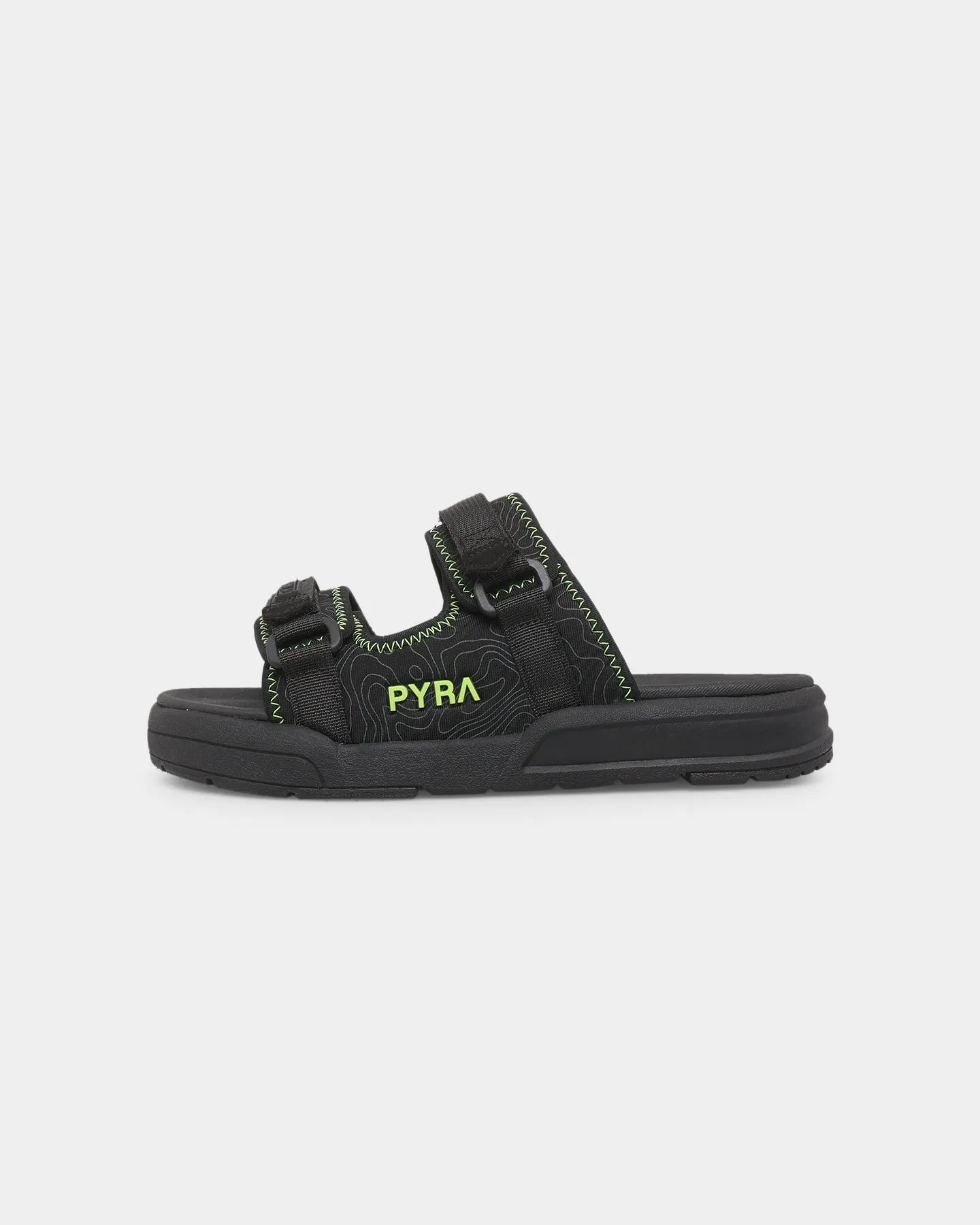 group walk Seichi X PYRA Sandoru Ni Slides Black/Volt