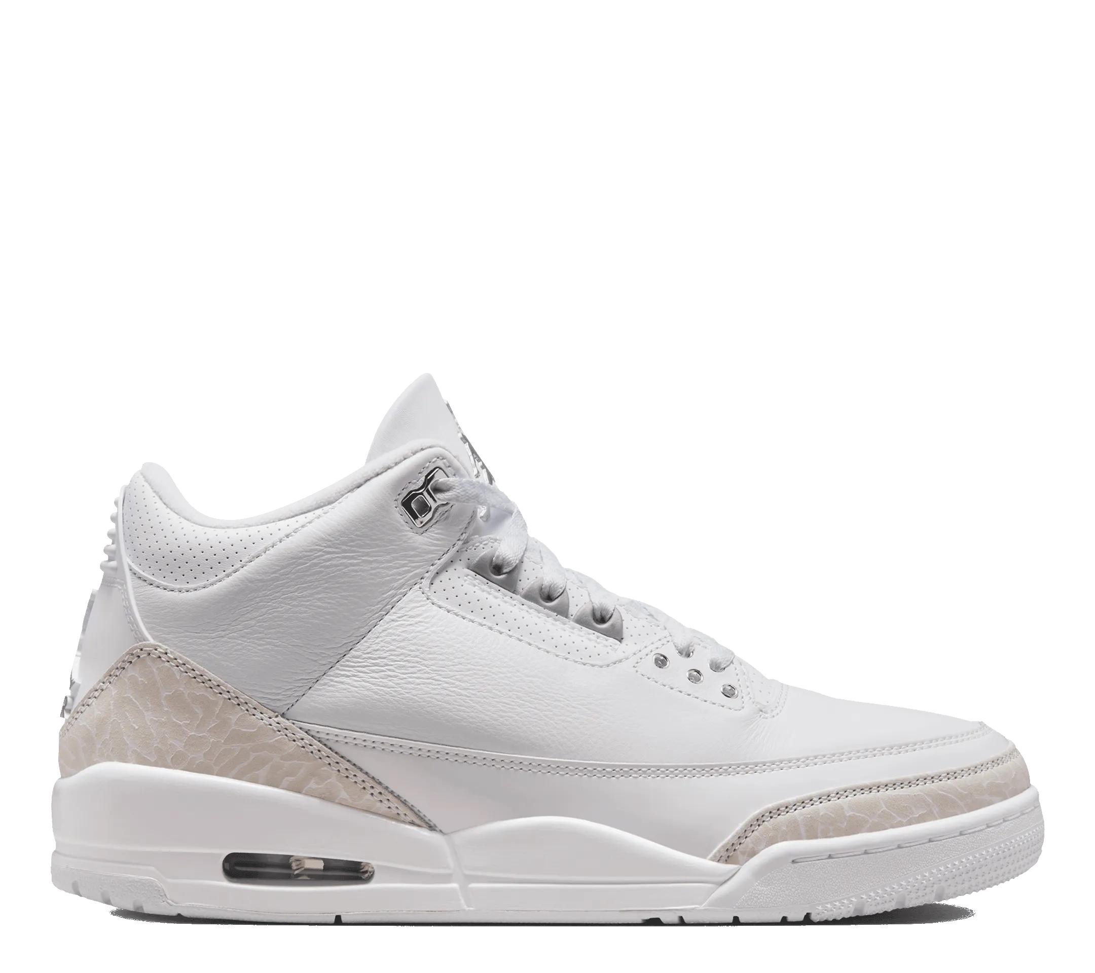 Air Jordan 3 Retro "Pure Money" Waterproof Travel Light Sail Vibe
