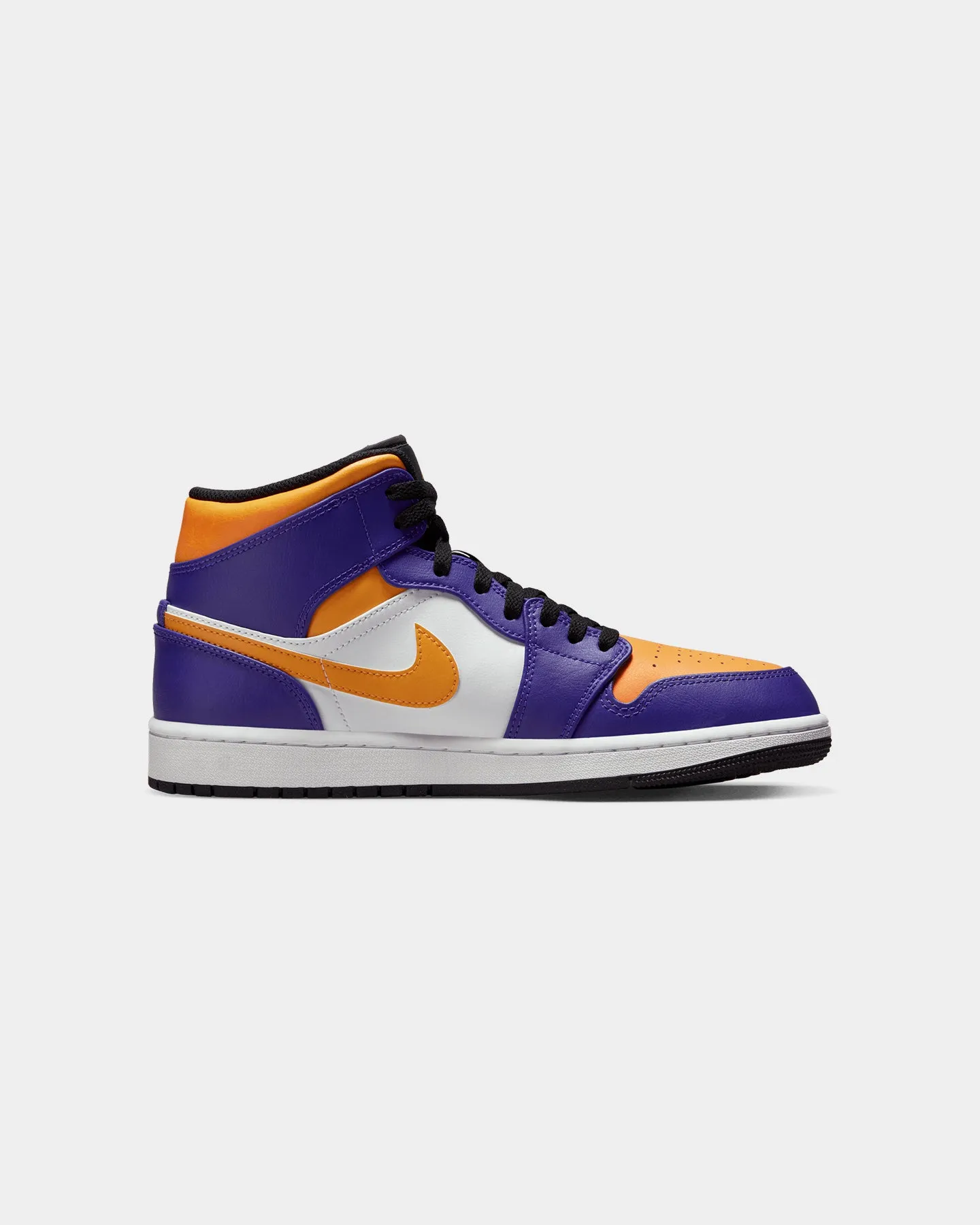Jordan Air Jordan 1 Mid "Lakers" Dark Concord Teen Fun