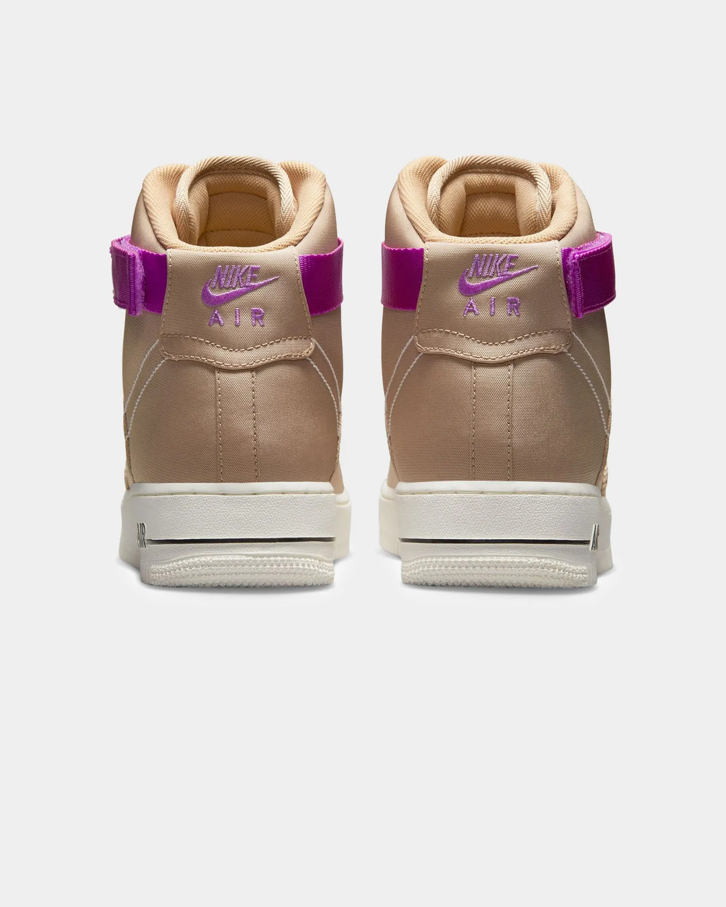 Nike Air Force 1 High '07 LV8 Hemp/Hemp-Fuchsia Park Step Sweat Resistant Indoor Fitness