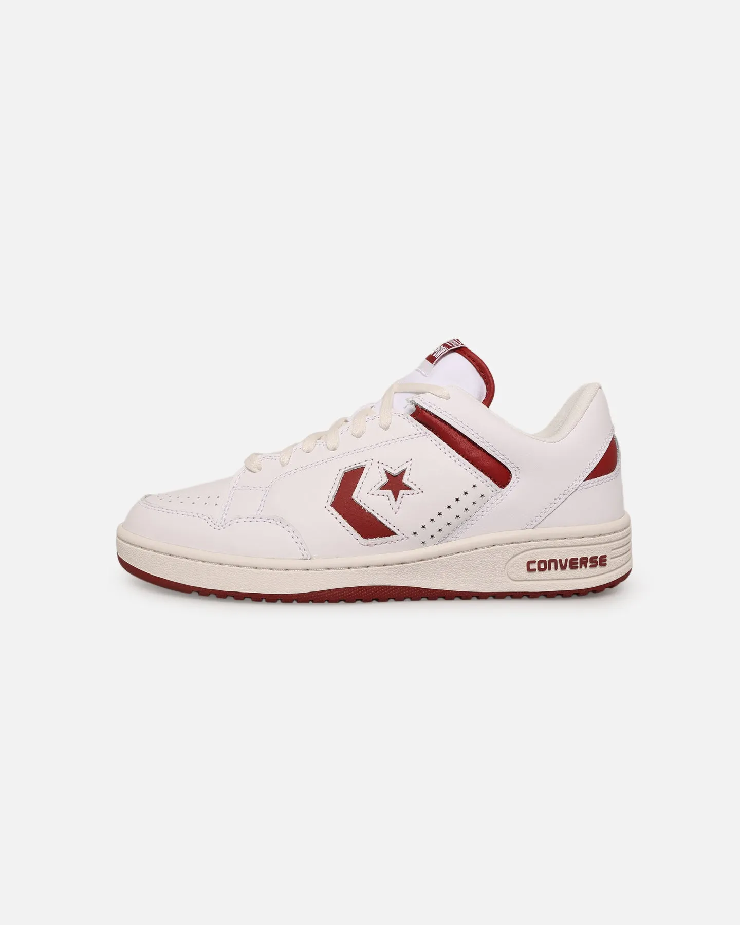 Converse Weapon Low White/Red Sneaker Laces