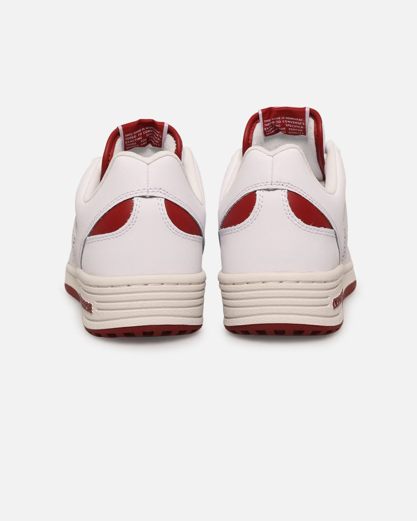Converse Weapon Low White/Red Flexible Arch