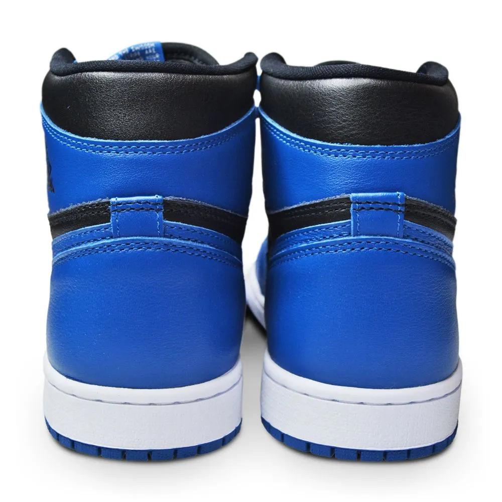 Arch Stabilization System Mens Nike Air Jordan 1 Retro  High OG - 555088 404 - DK Marina Blue Black White