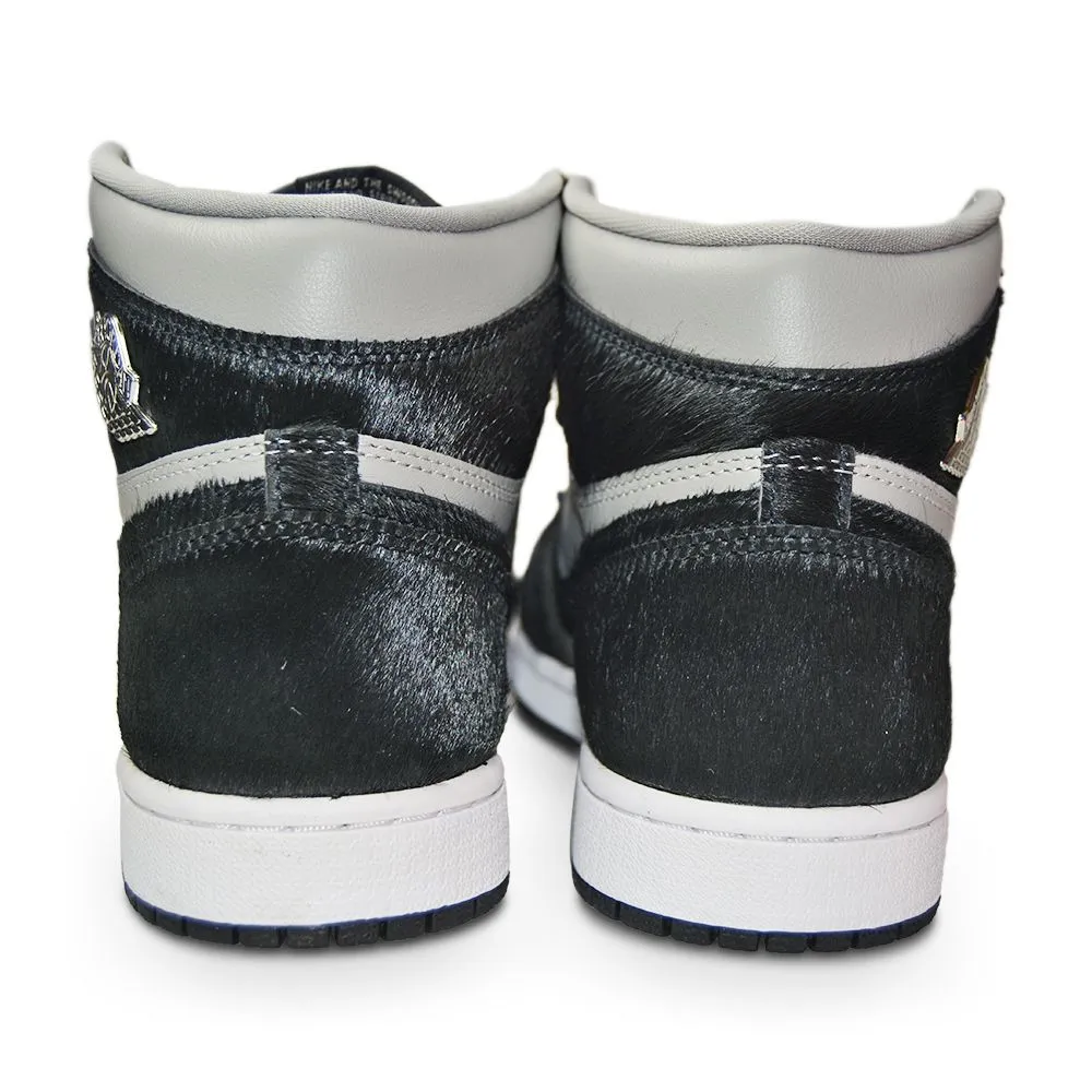 Women Nike Air Jordan 1 Retro High OG - DZ2523 001 - Medium Grey Black White Well crafted Progressive Flex Grooves