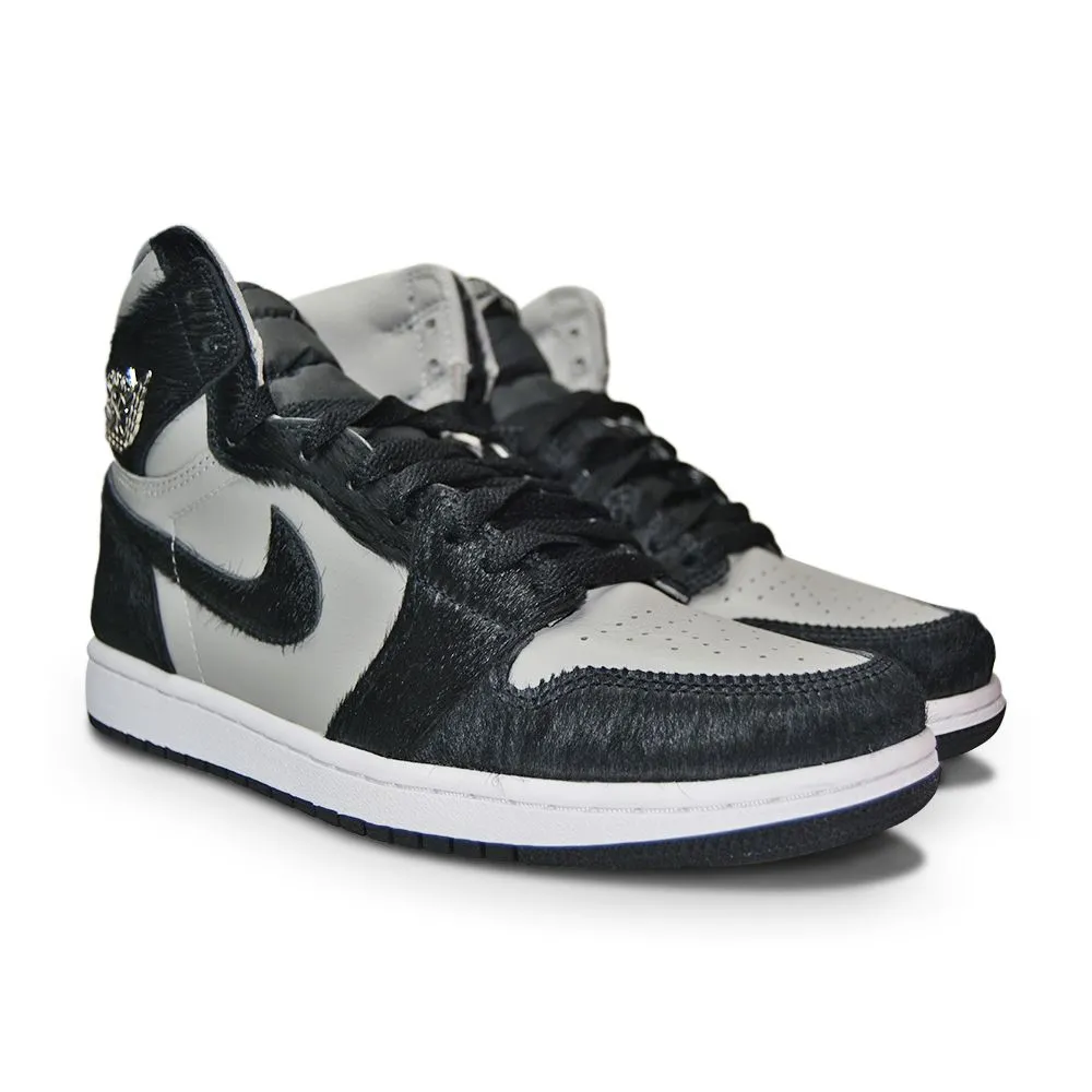 Indoor Outdoor Torsion Bar Women Nike Air Jordan 1 Retro High OG - DZ2523 001 - Medium Grey Black White