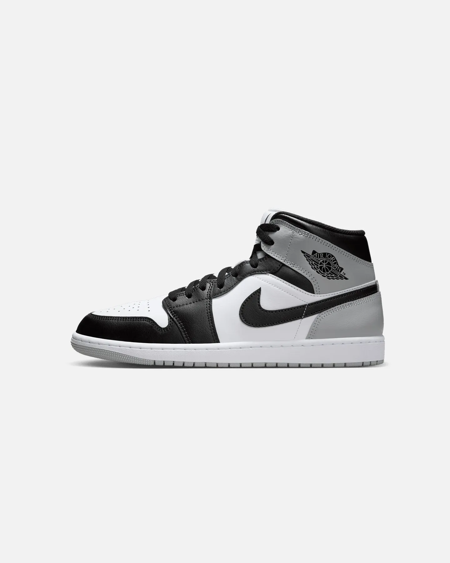 Every Path Comfortable bend Jordan Air Jordan 1 Mid "Baron" White/Black/Smoke Grey