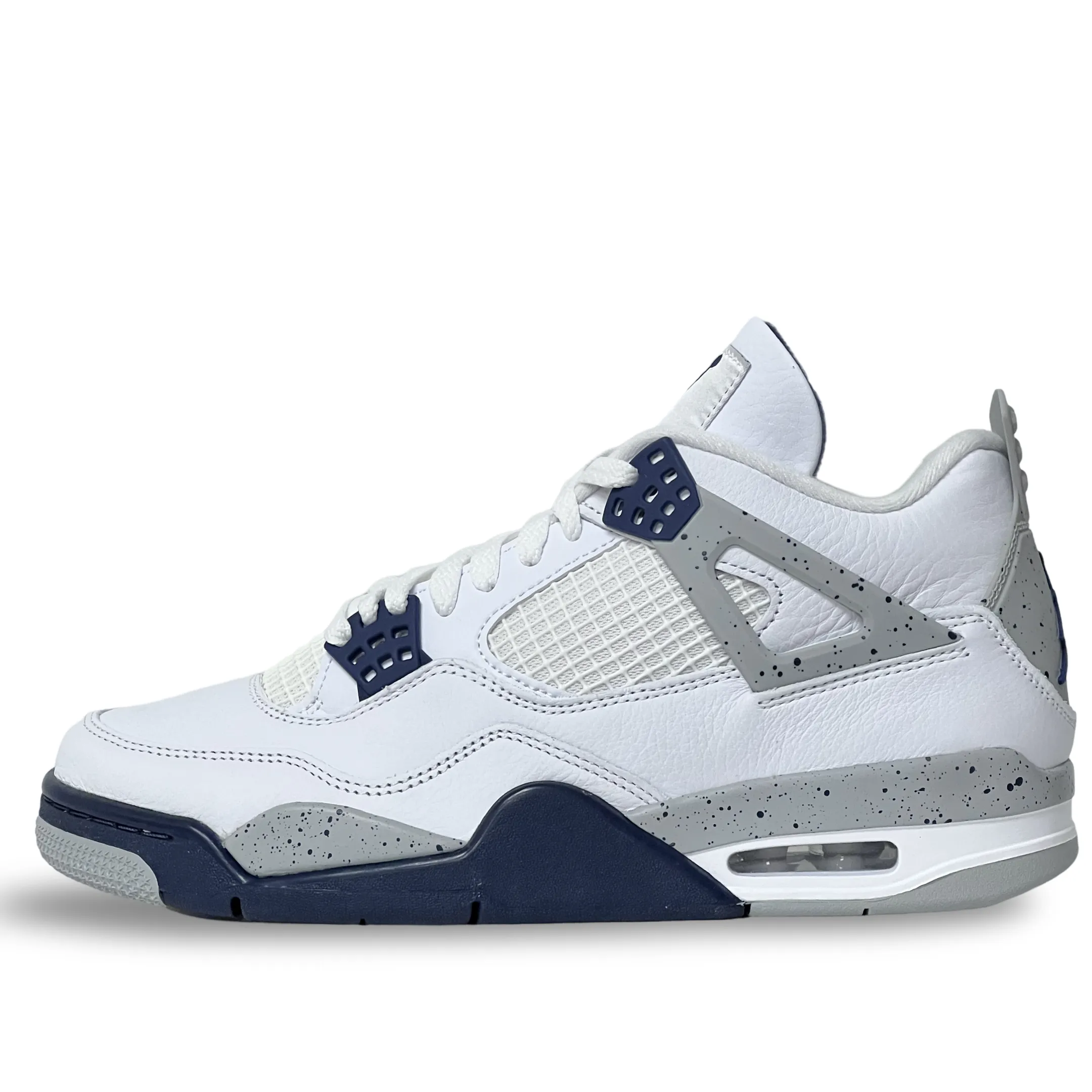 Nike Air Jordan 4 Midnight Navy Shock Absorbent Lace Lock Technology